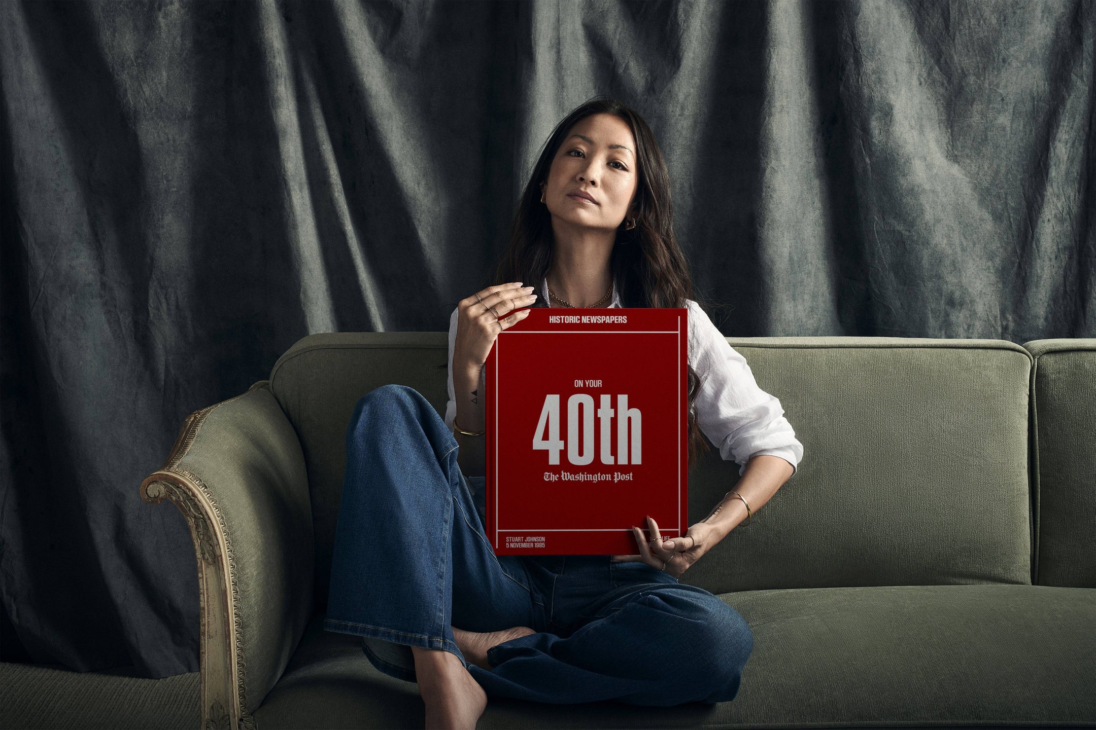 40th Milestone Birthday Newspaper Book - Historic Newspapers