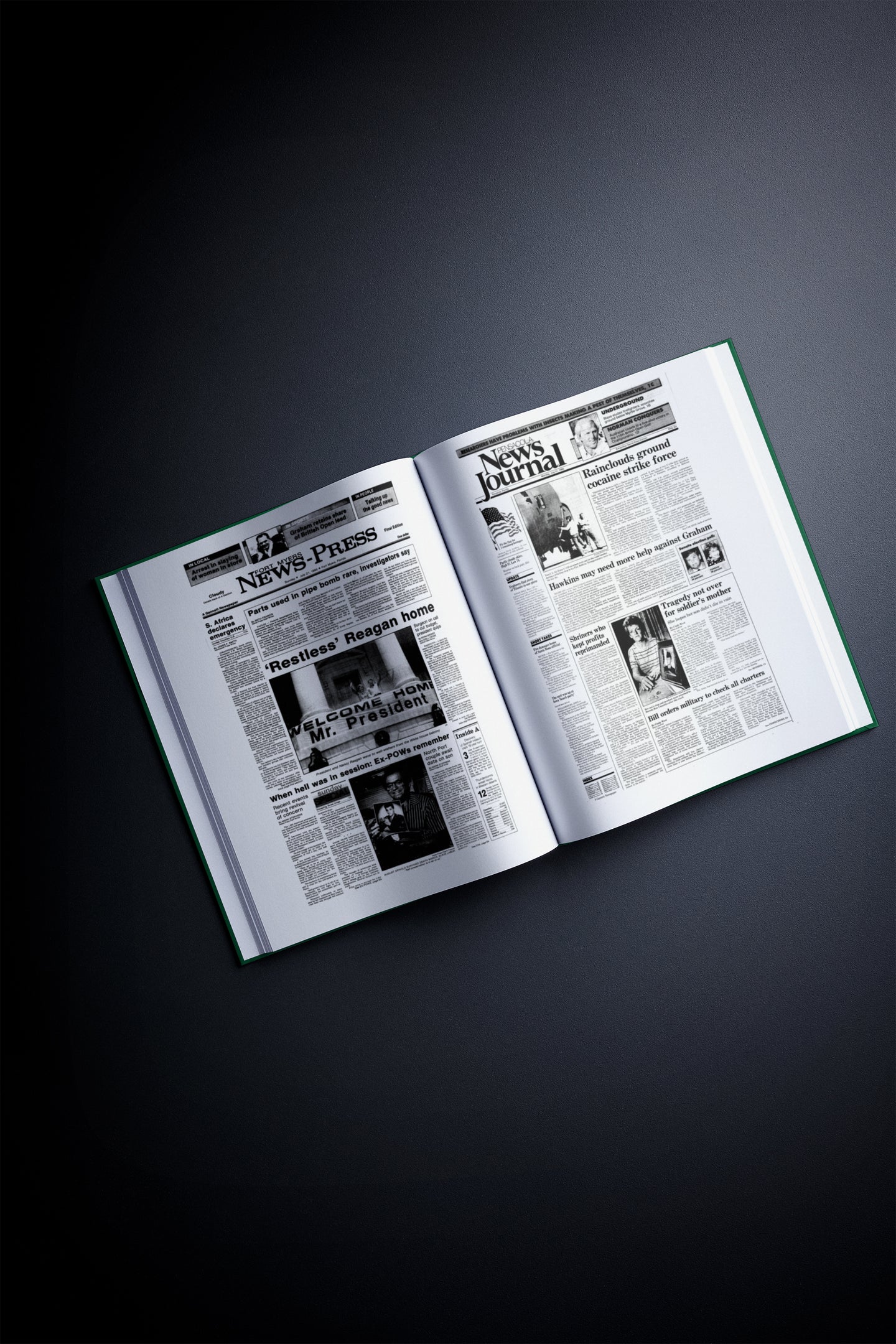 60th Milestone Birthday Newspaper Book Florida Edition - Historic Newspapers