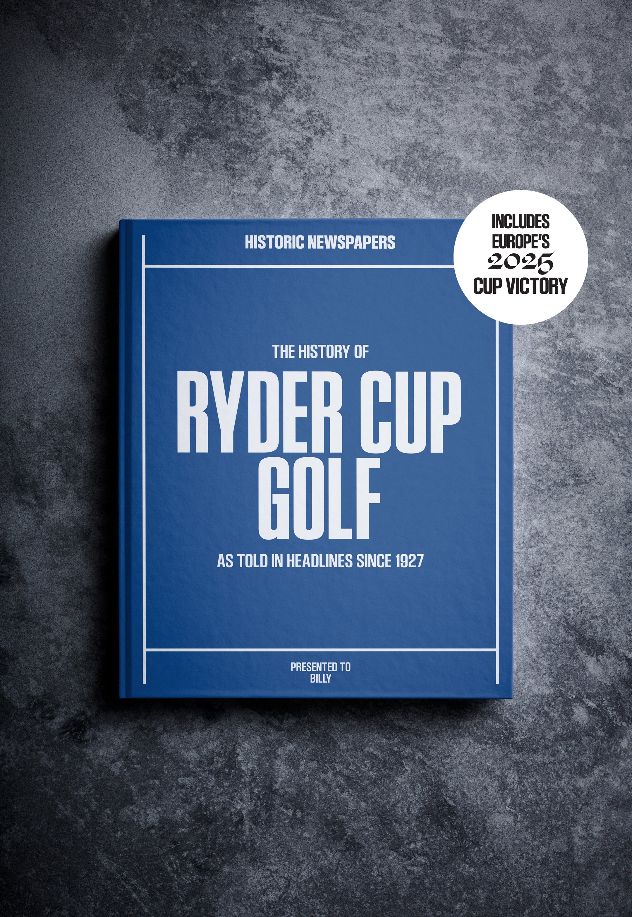 The History of Ryder Cup Golf