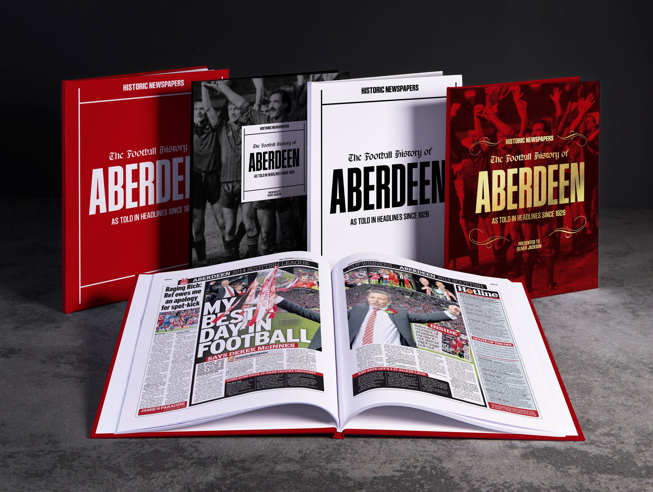 The Football History of Aberdeen Book - Historic Newspapers
