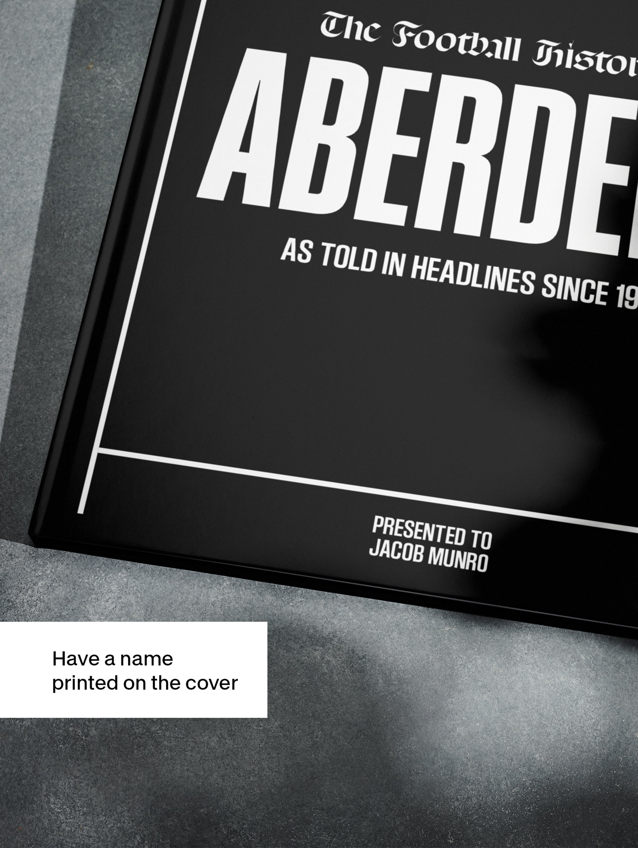 The Football History of Aberdeen Book - Historic Newspapers