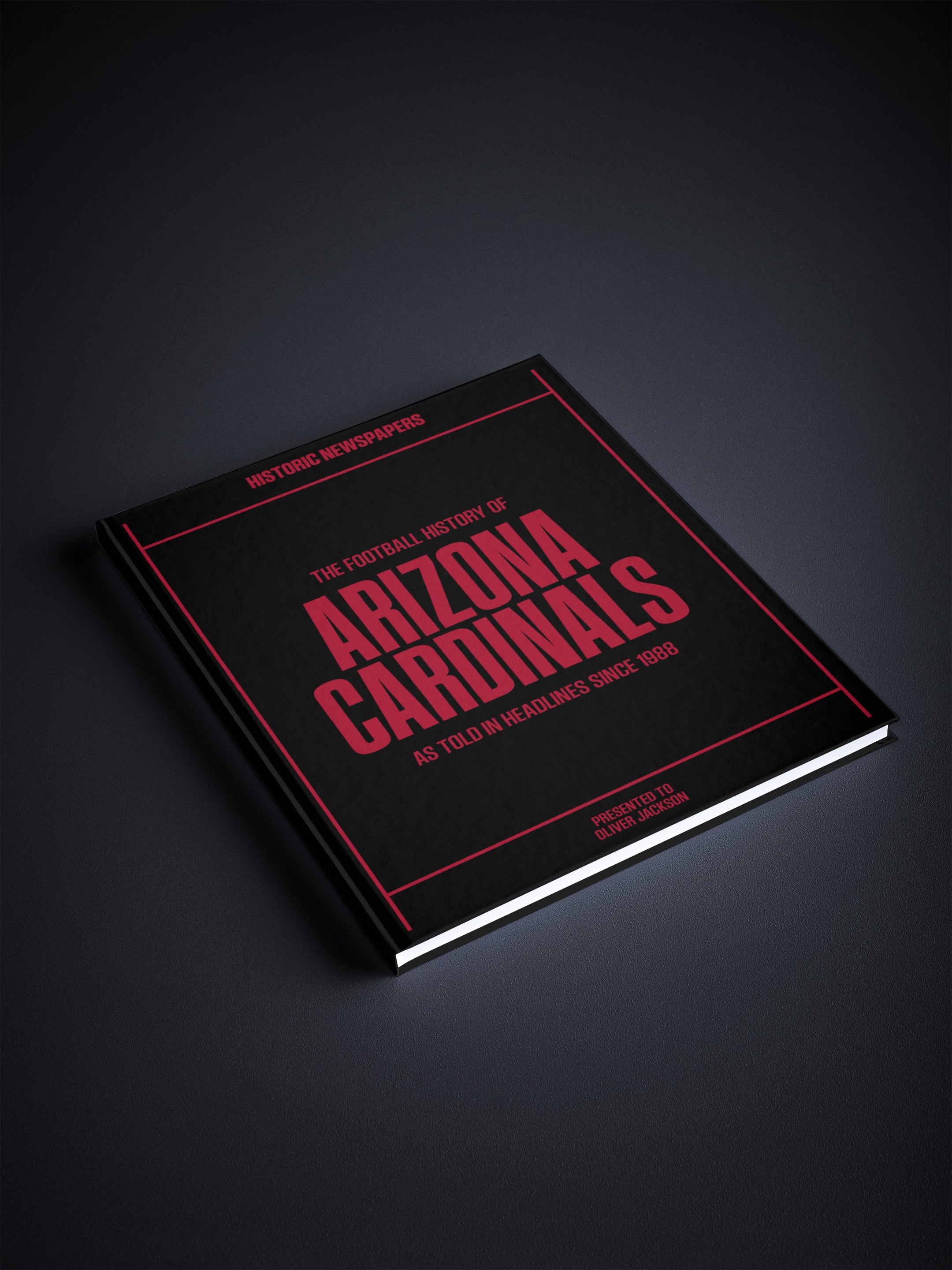 The US Football History of Arizona Cardinals Book - Historic Newspapers