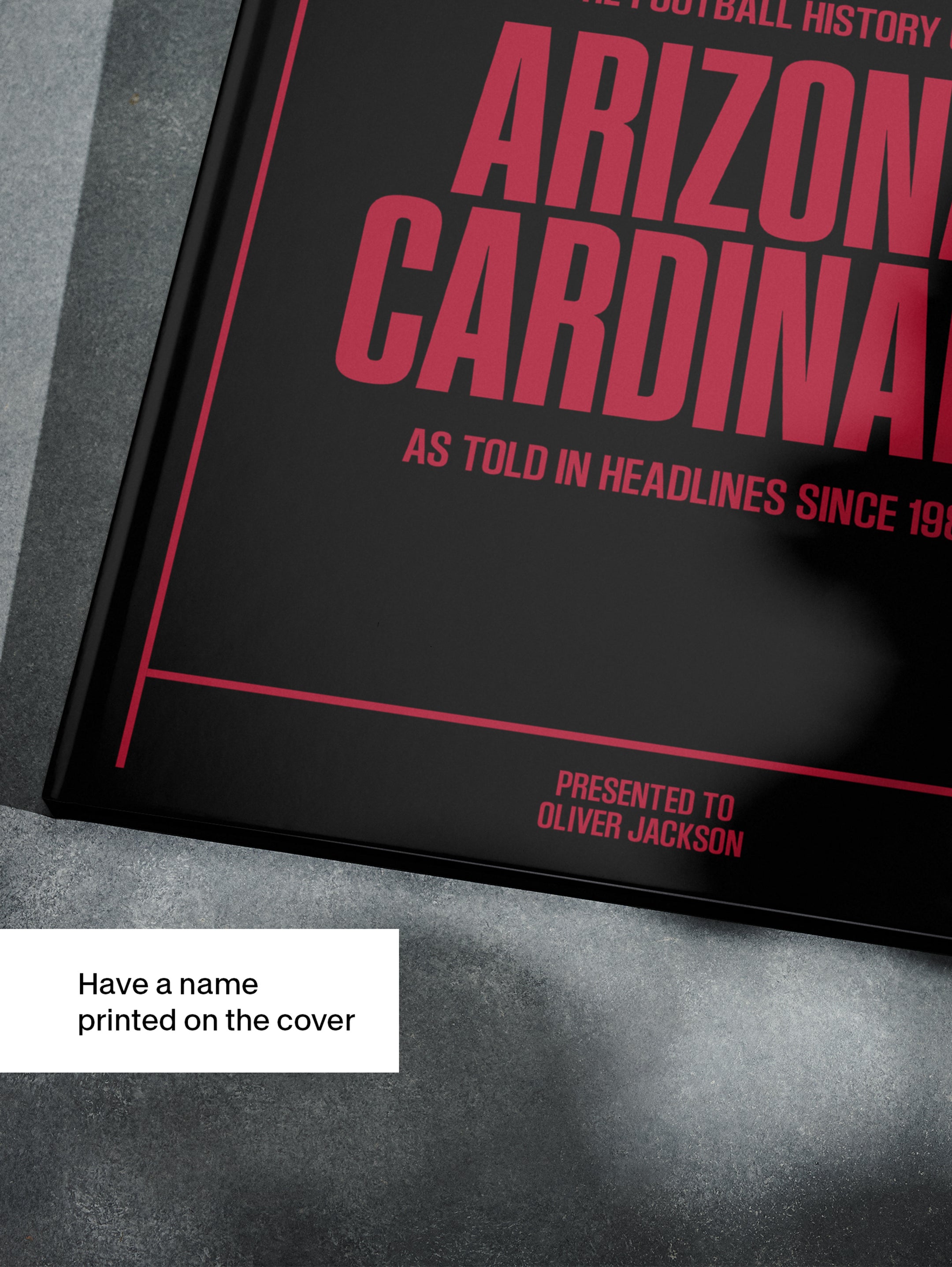 The US Football History of Arizona Cardinals Book - Historic Newspapers