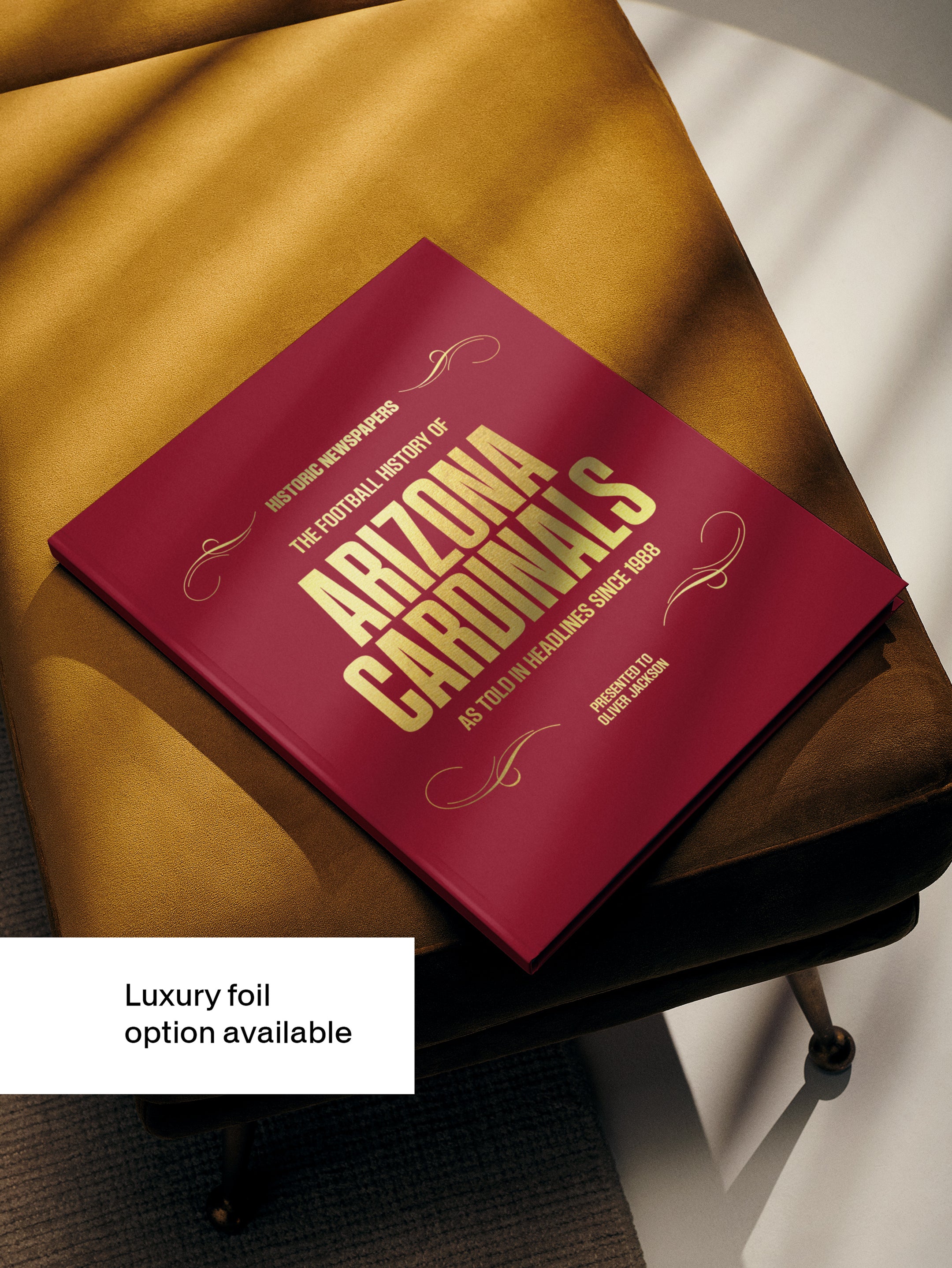 The US Football History of Arizona Cardinals Book - Historic Newspapers