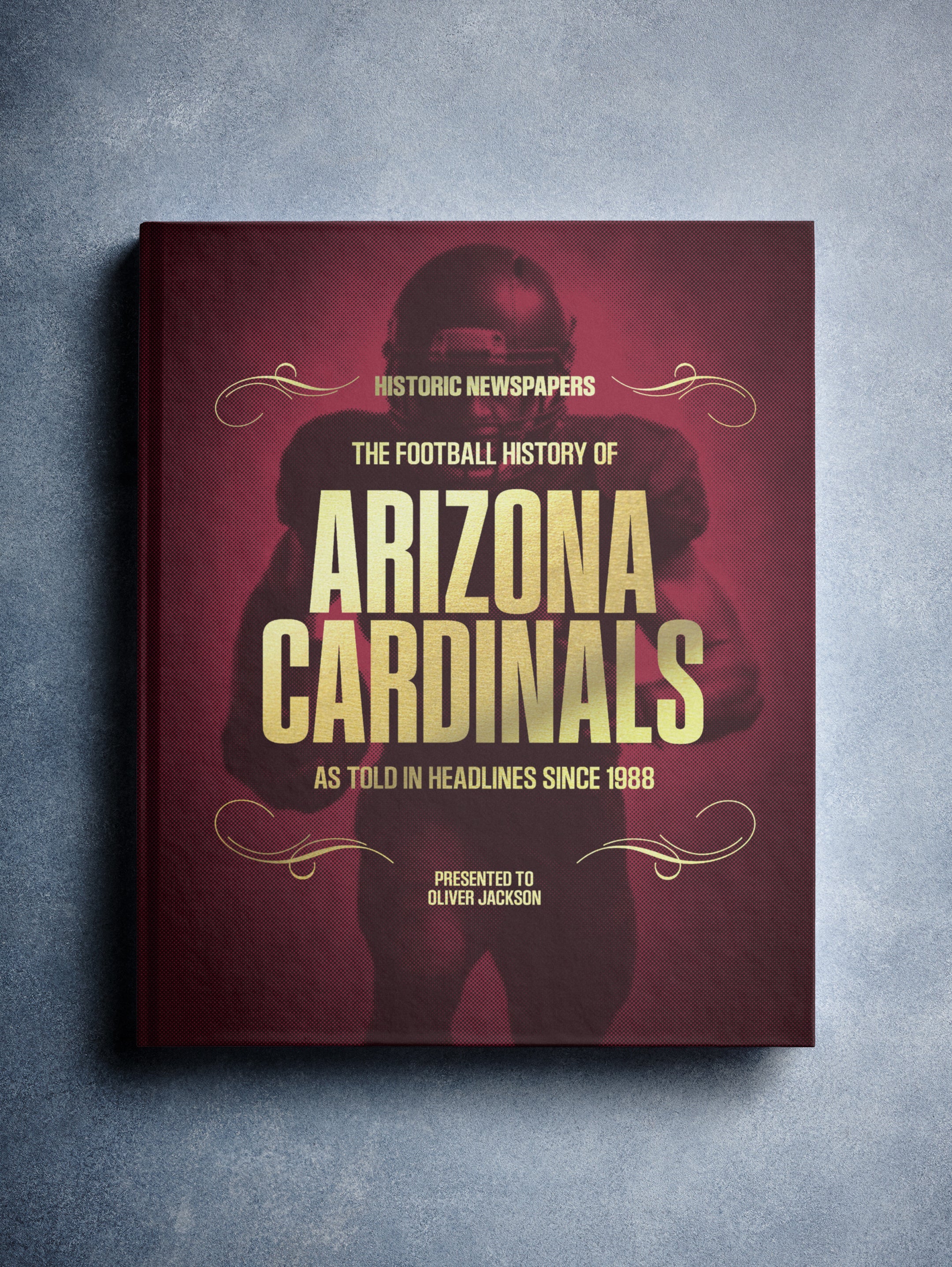 The US Football History of Arizona Cardinals Book - Historic Newspapers