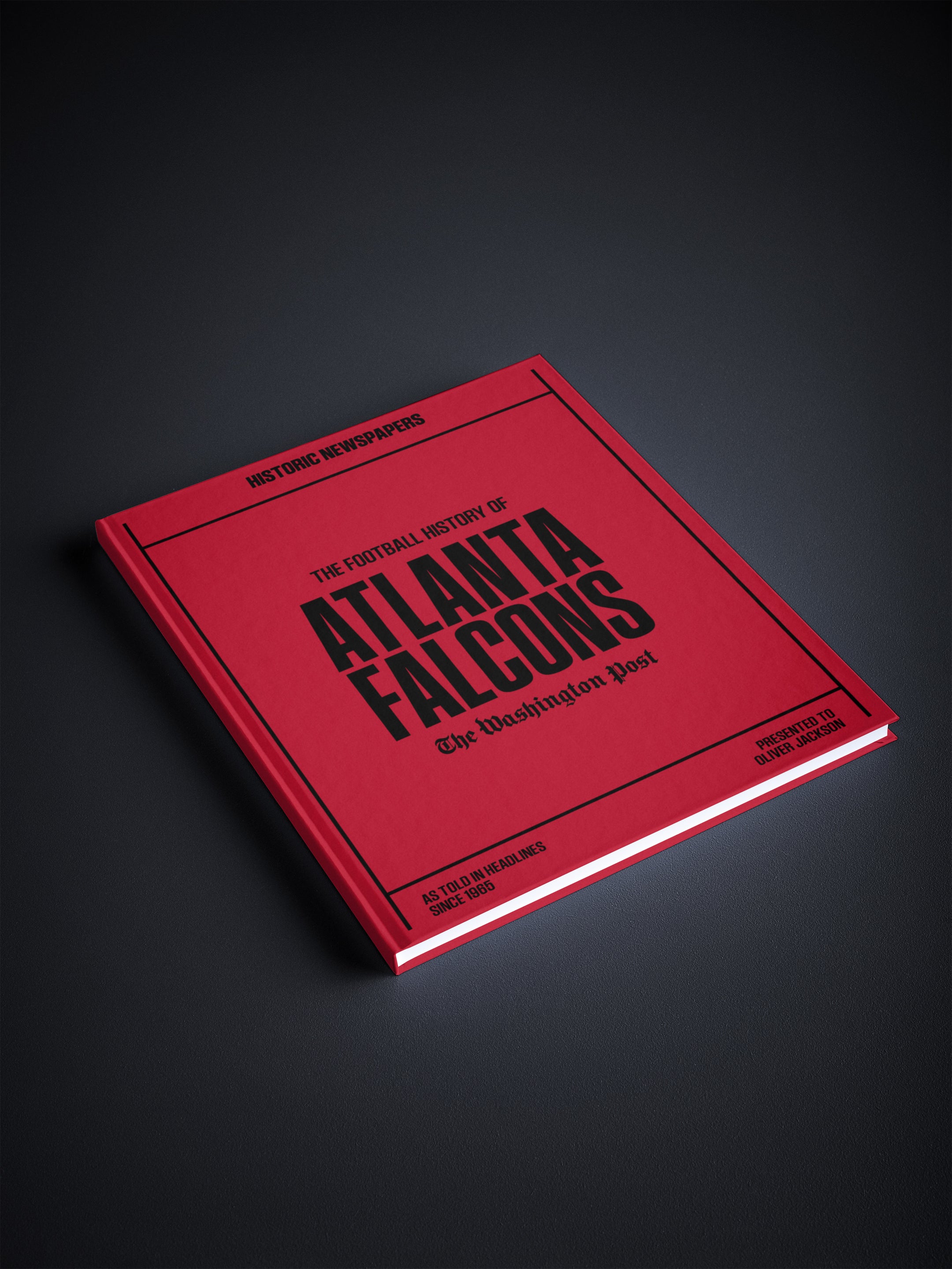 The US Football History of Atlanta Falcons Washington Post Edition Book - Historic Newspapers