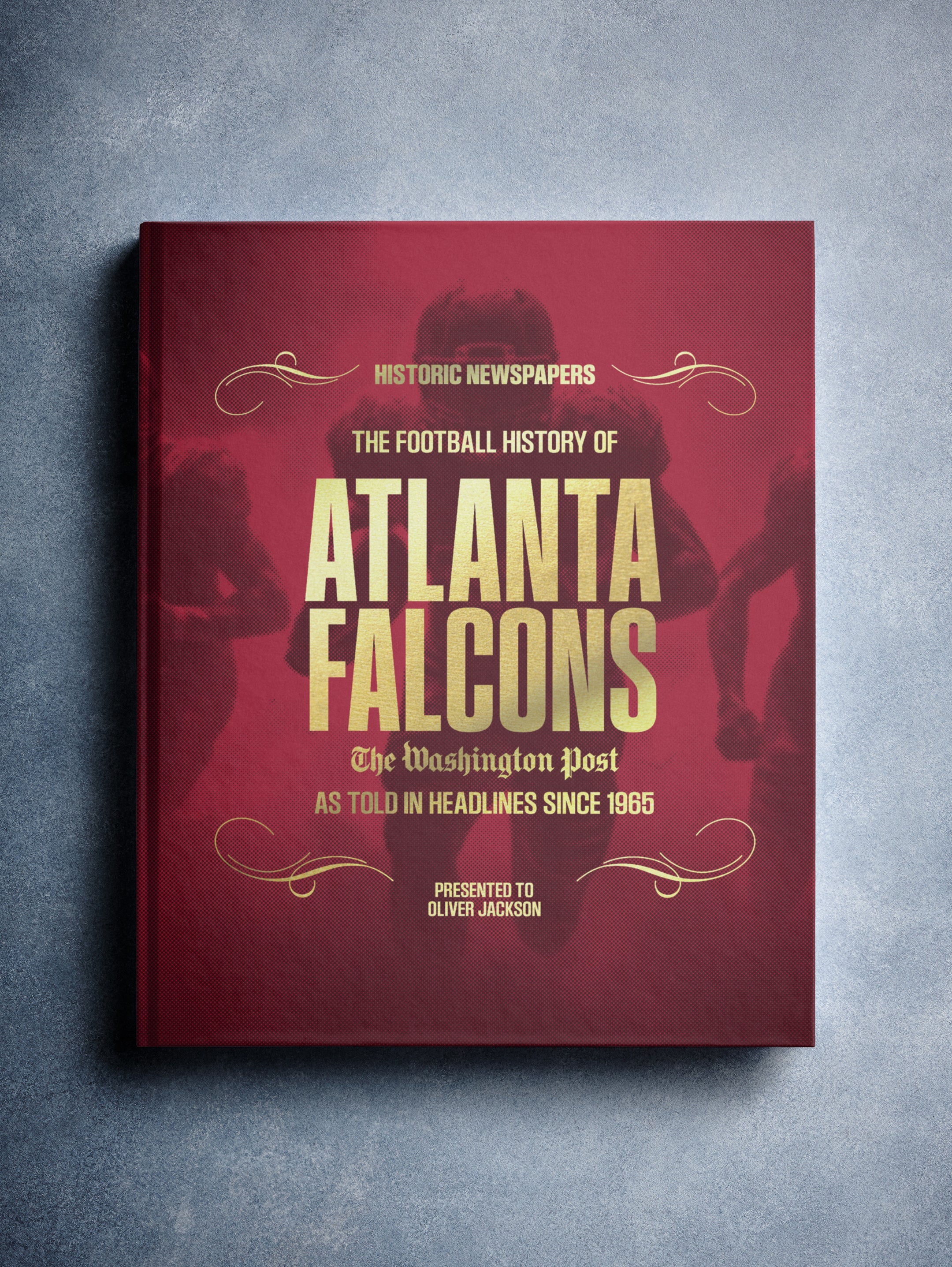 The US Football History of Atlanta Falcons Washington Post Edition Book - Historic Newspapers