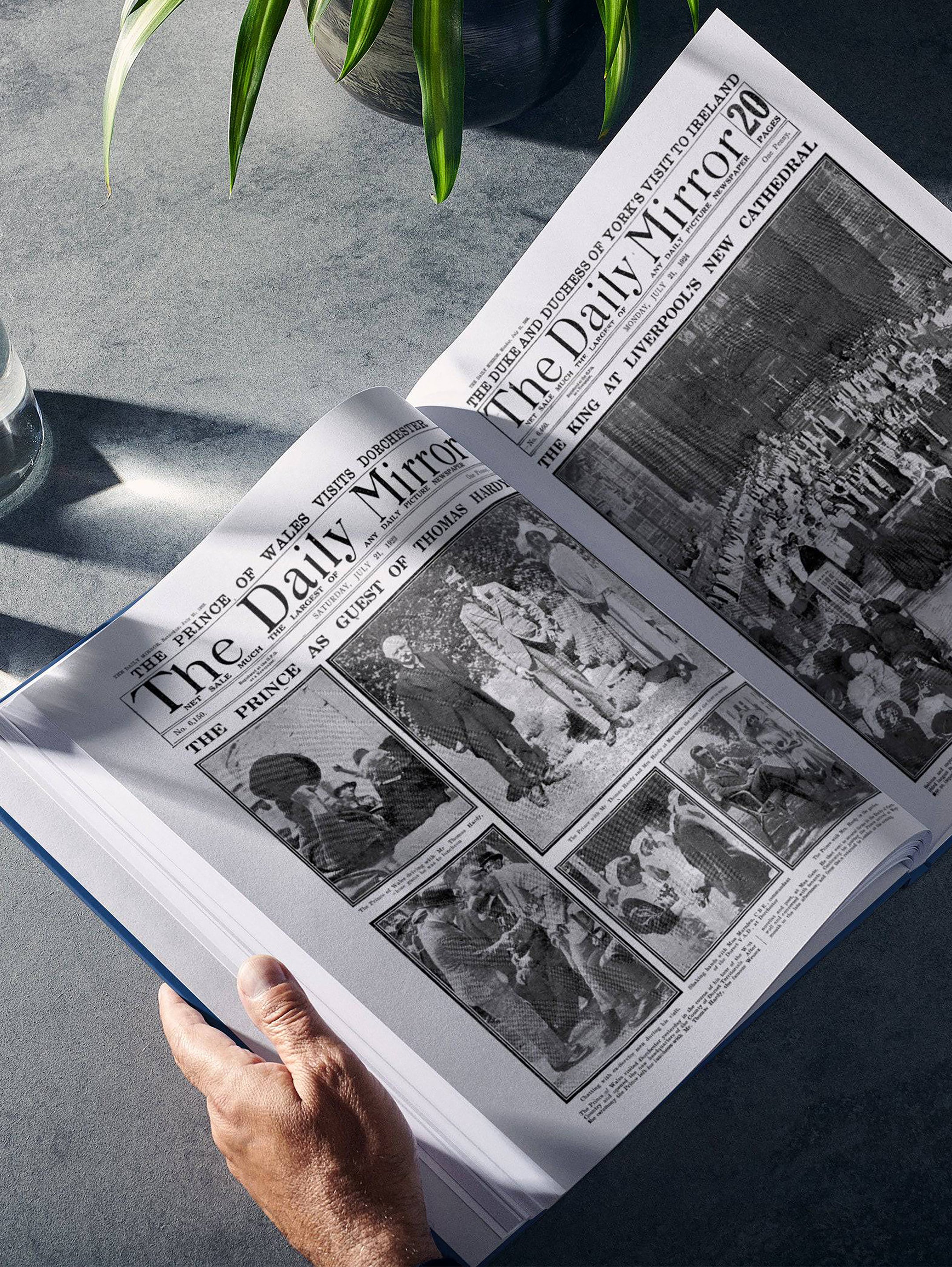 Personalised Birthday Newspaper Book - Historic Newspapers