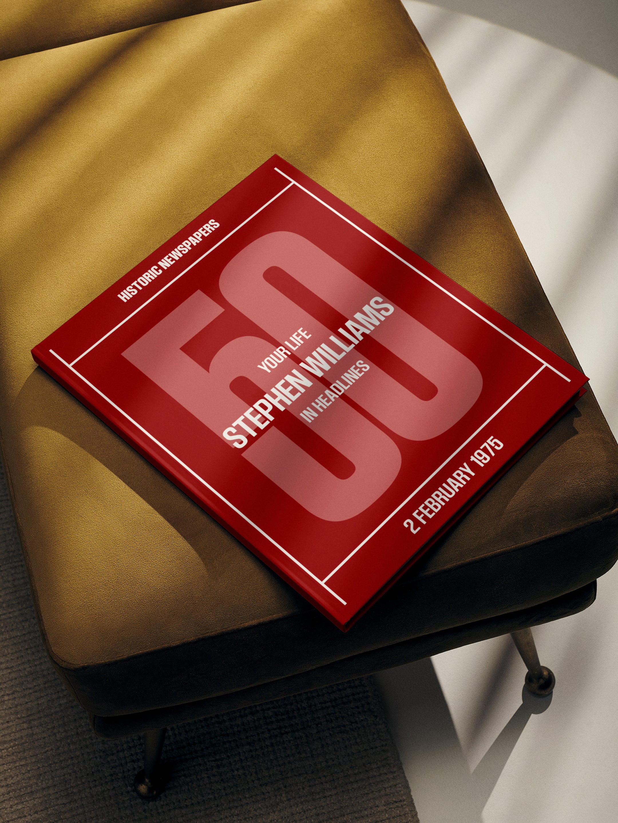 Personalised Birthday Newspaper Book - Historic Newspapers