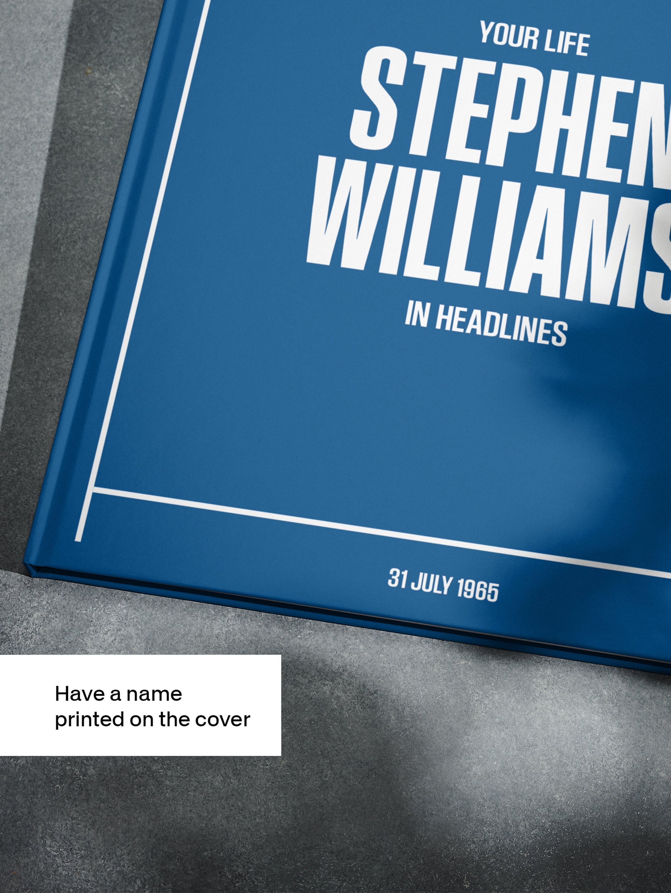 Personalised Birthday Newspaper Book - Historic Newspapers