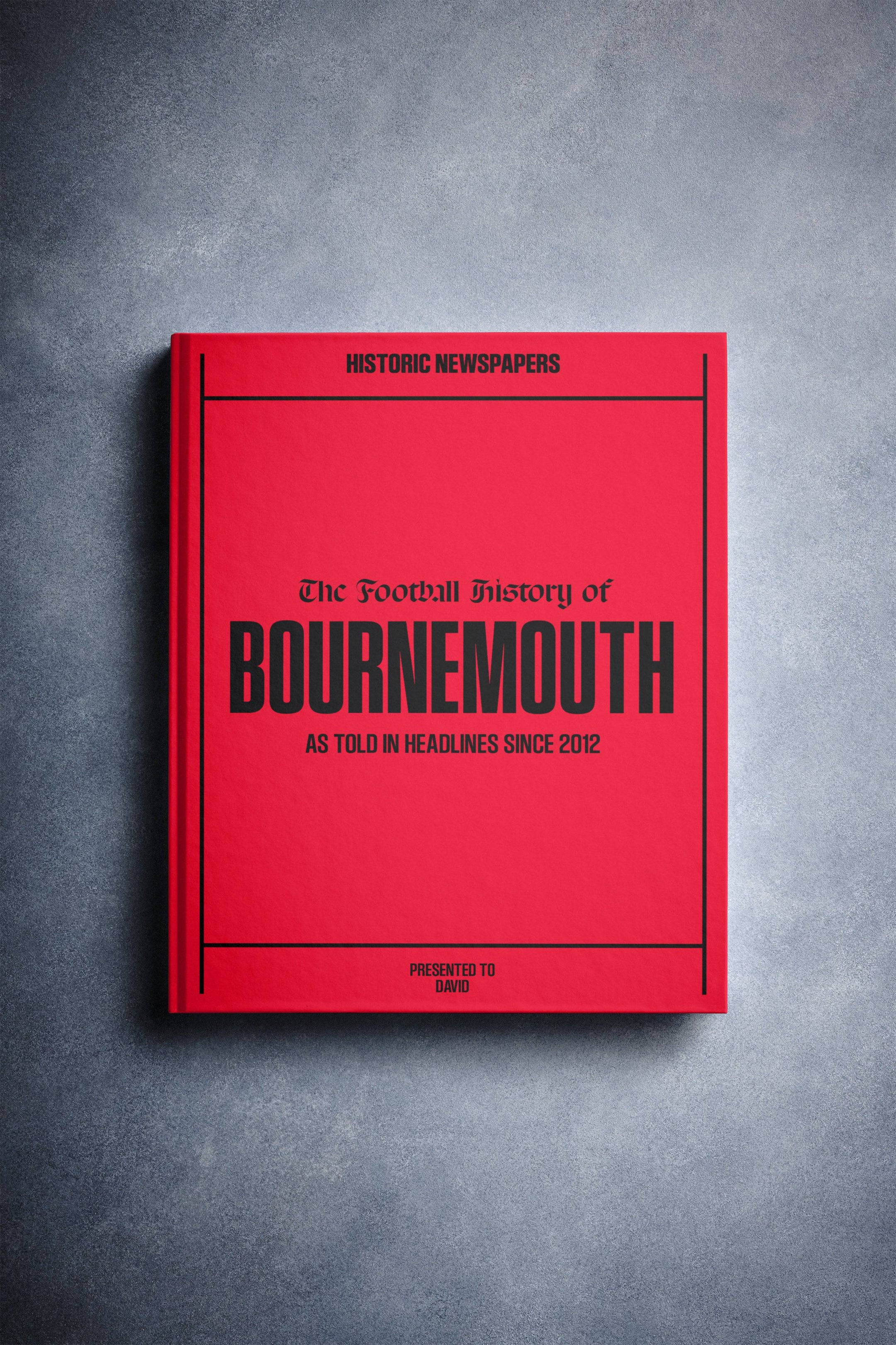 The Football History of Bournemouth Book - Historic Newspapers