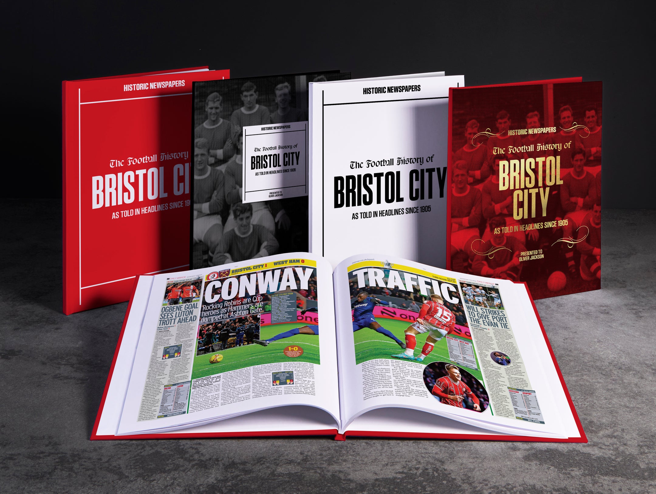 The Football History of Bristol City Book - Historic Newspapers