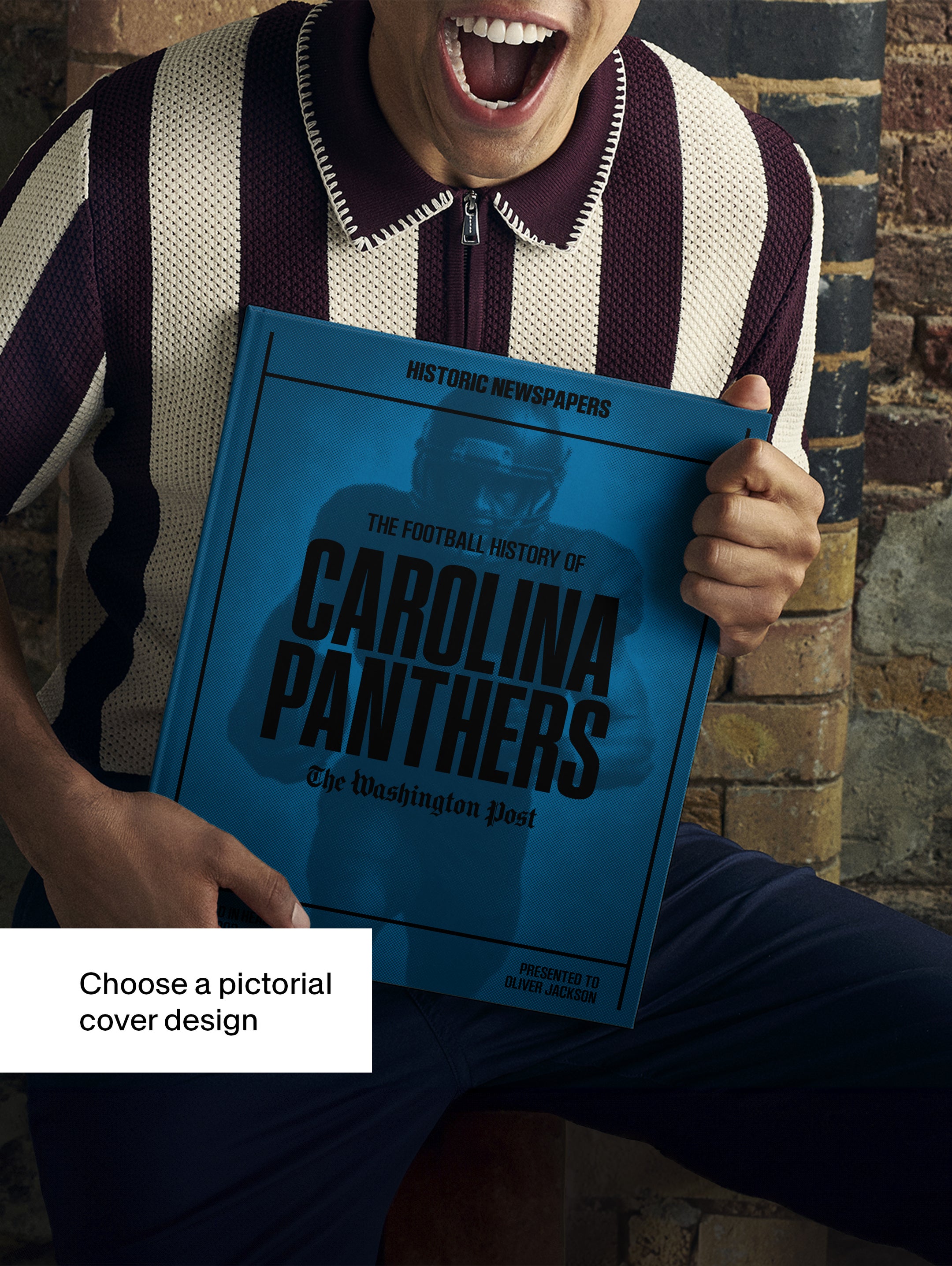 The US Football History of Carolina Panthers Washington Post Edition Book - Historic Newspapers