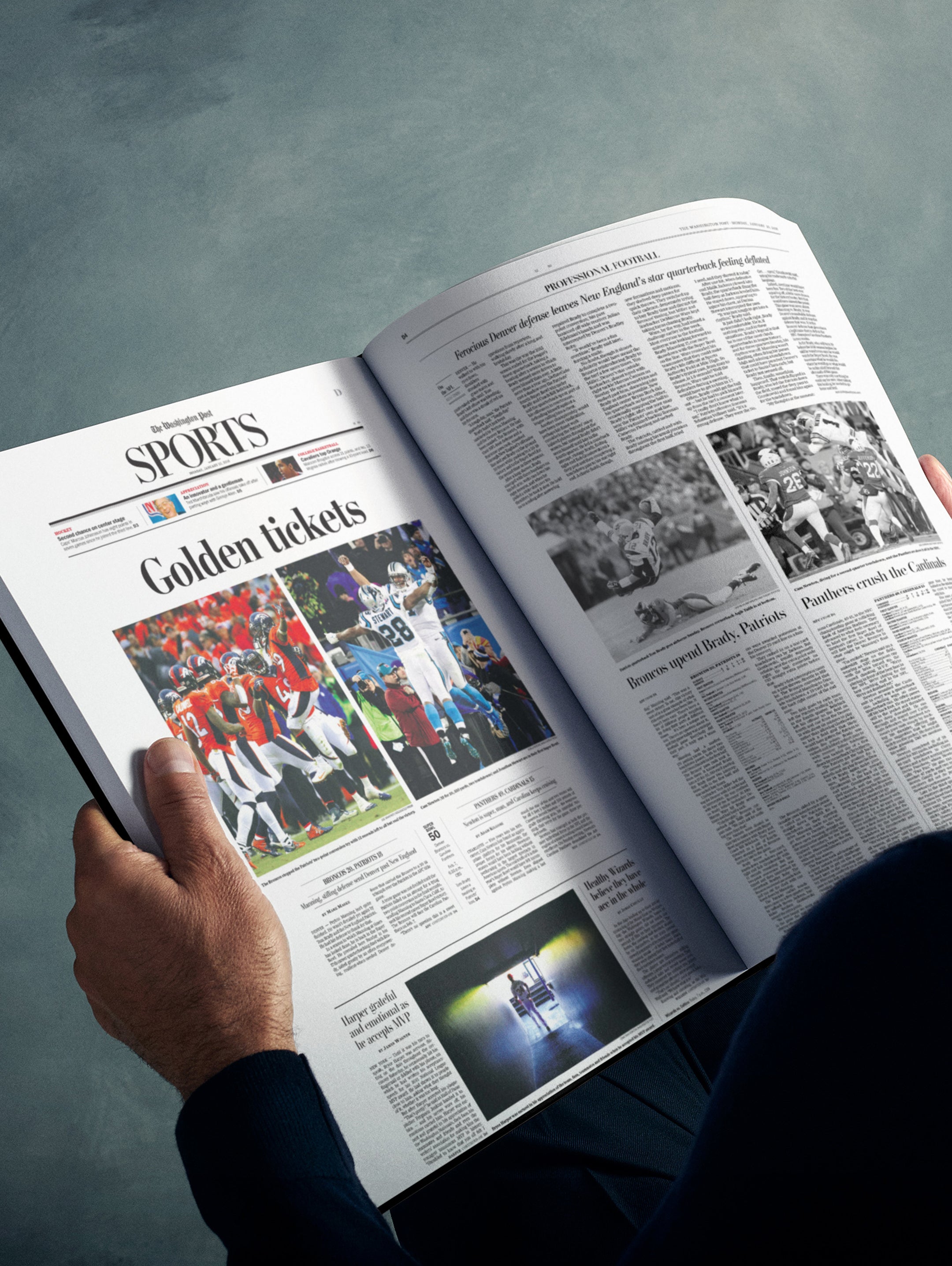 The US Football History of Carolina Panthers Washington Post Edition Book - Historic Newspapers