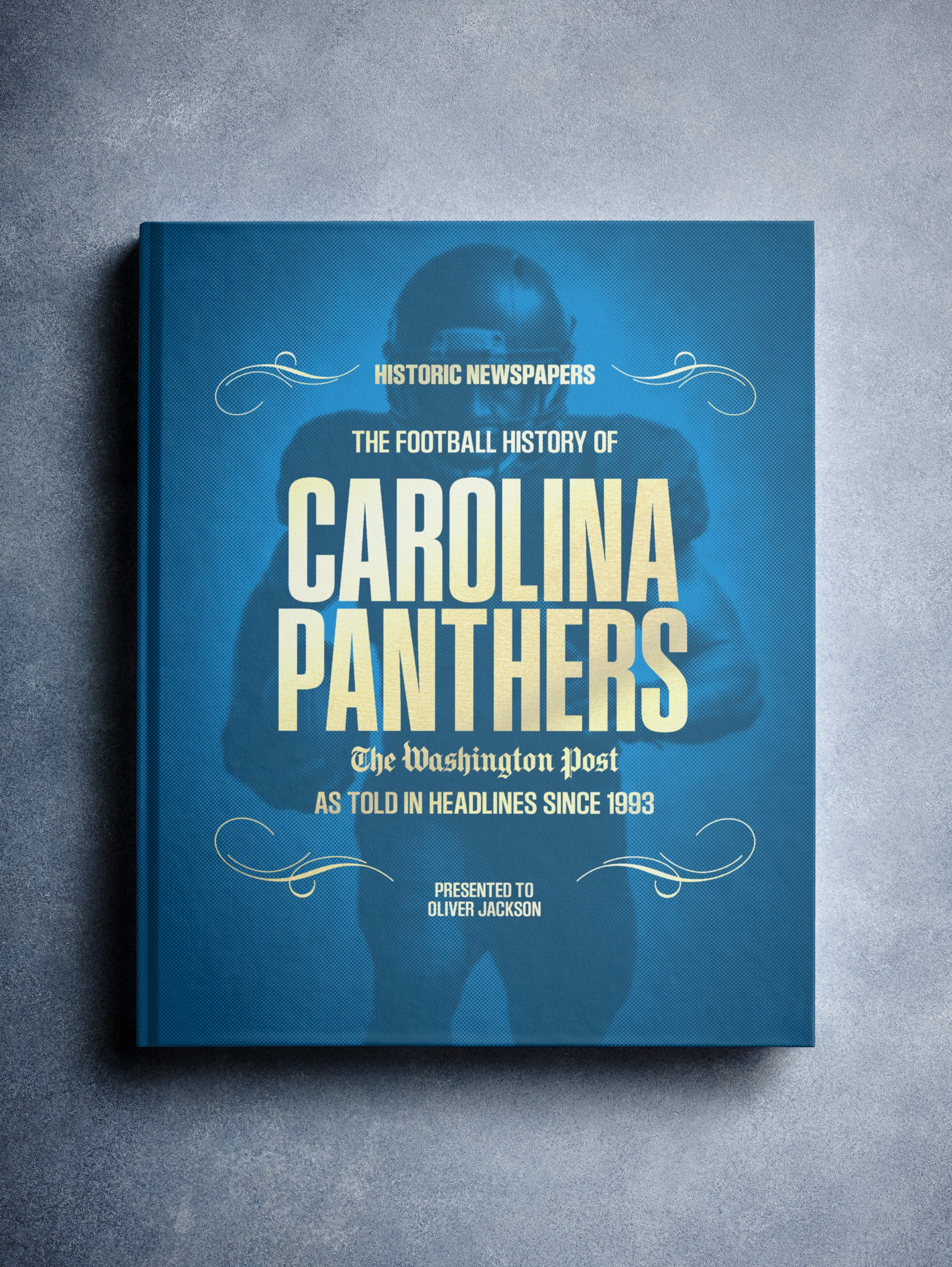 The US Football History of Carolina Panthers Washington Post Edition Book - Historic Newspapers