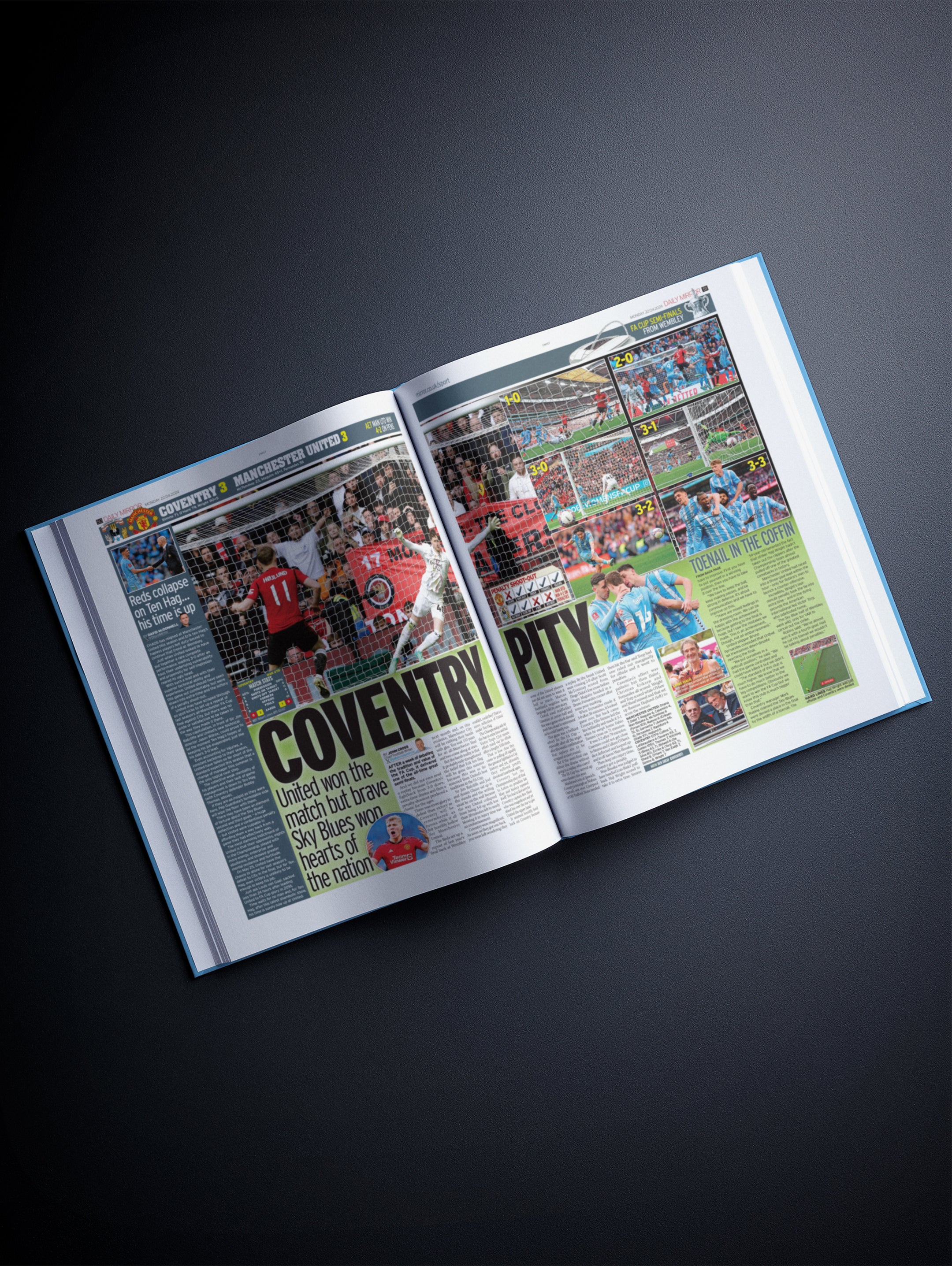 The Football History of Coventry City Book - Historic Newspapers