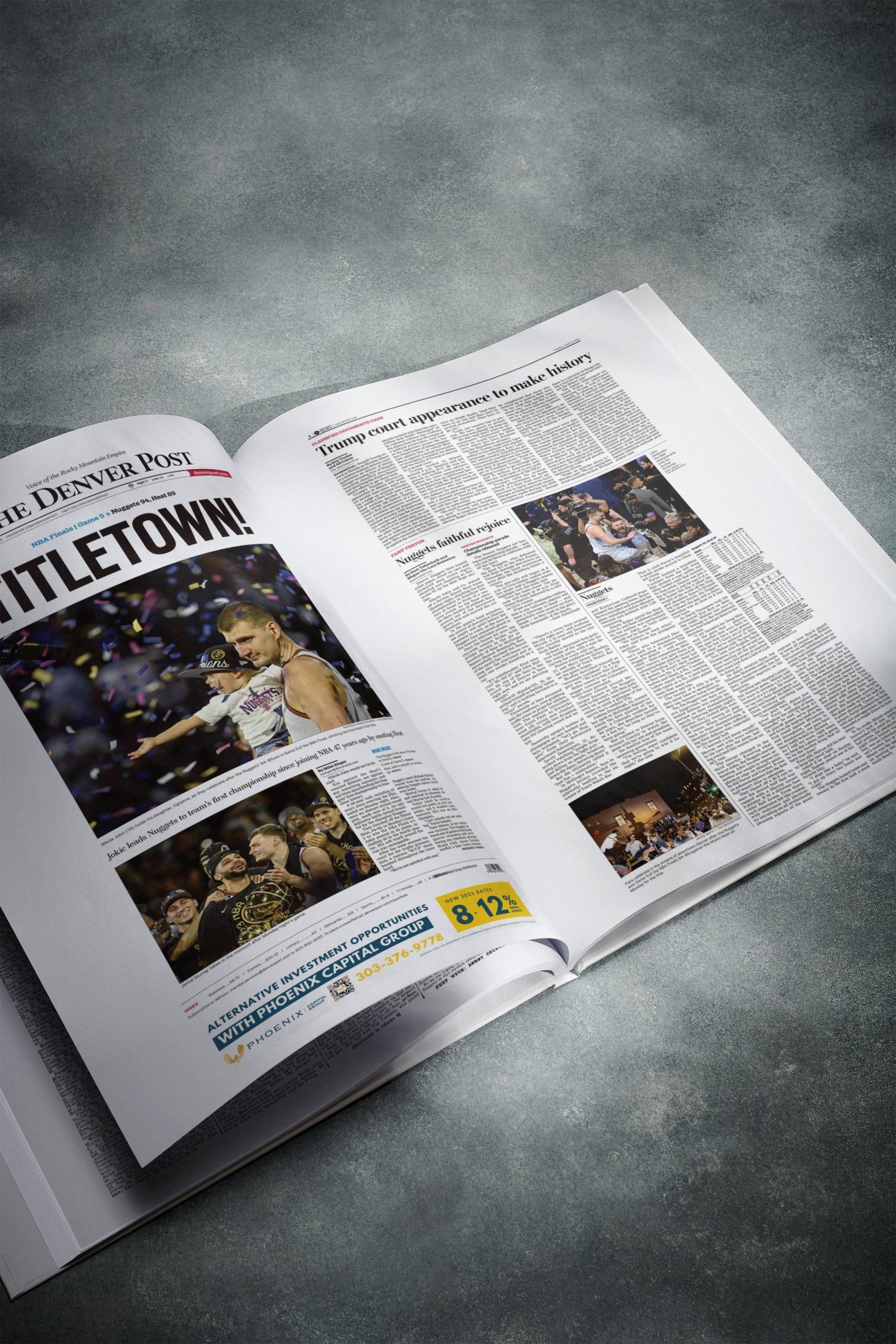 The Basketball History of Denver Nuggets Denver Post Edition - Historic Newspapers