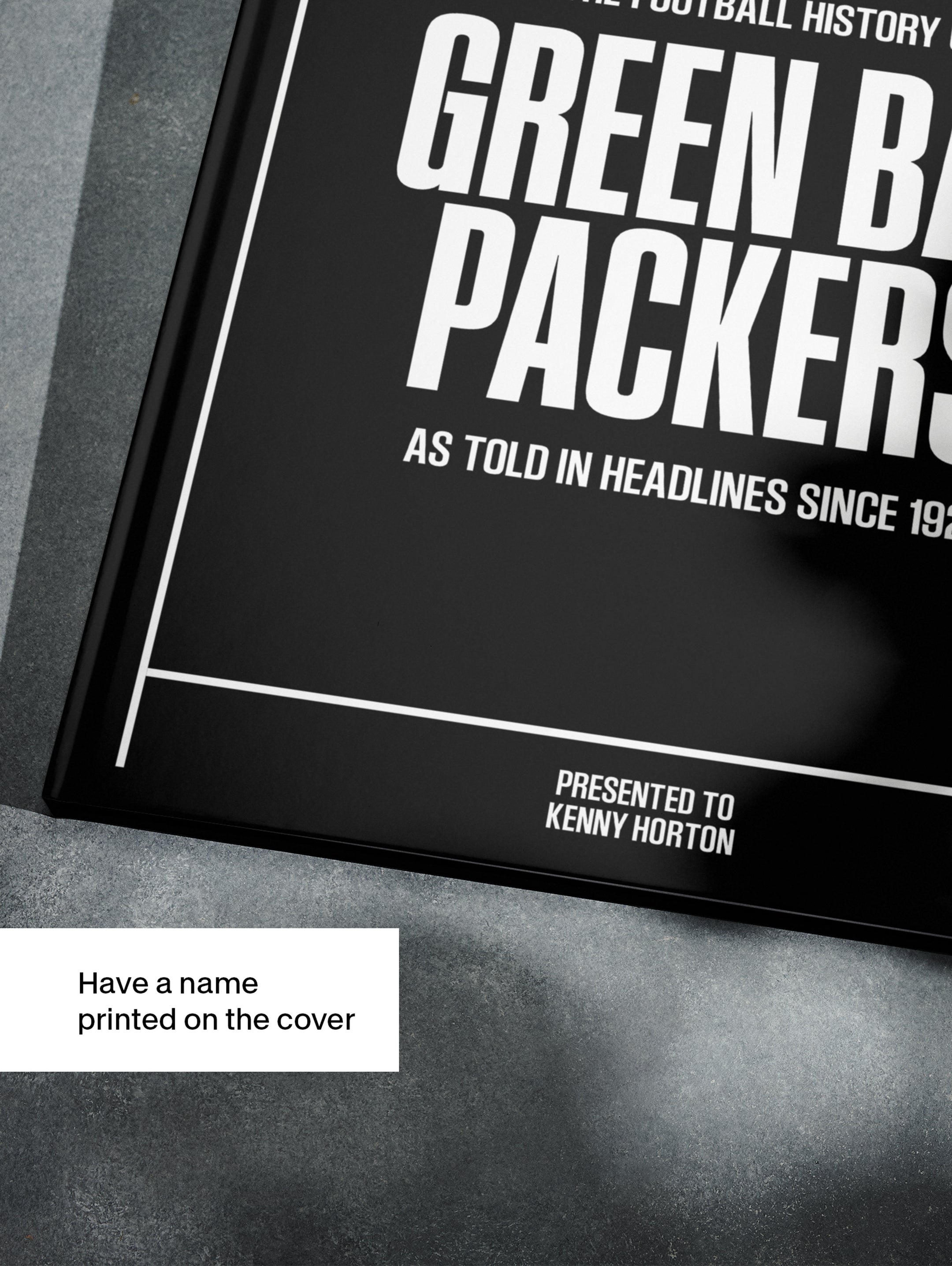 The US Football History of Green Bay Packers Book - Historic Newspapers