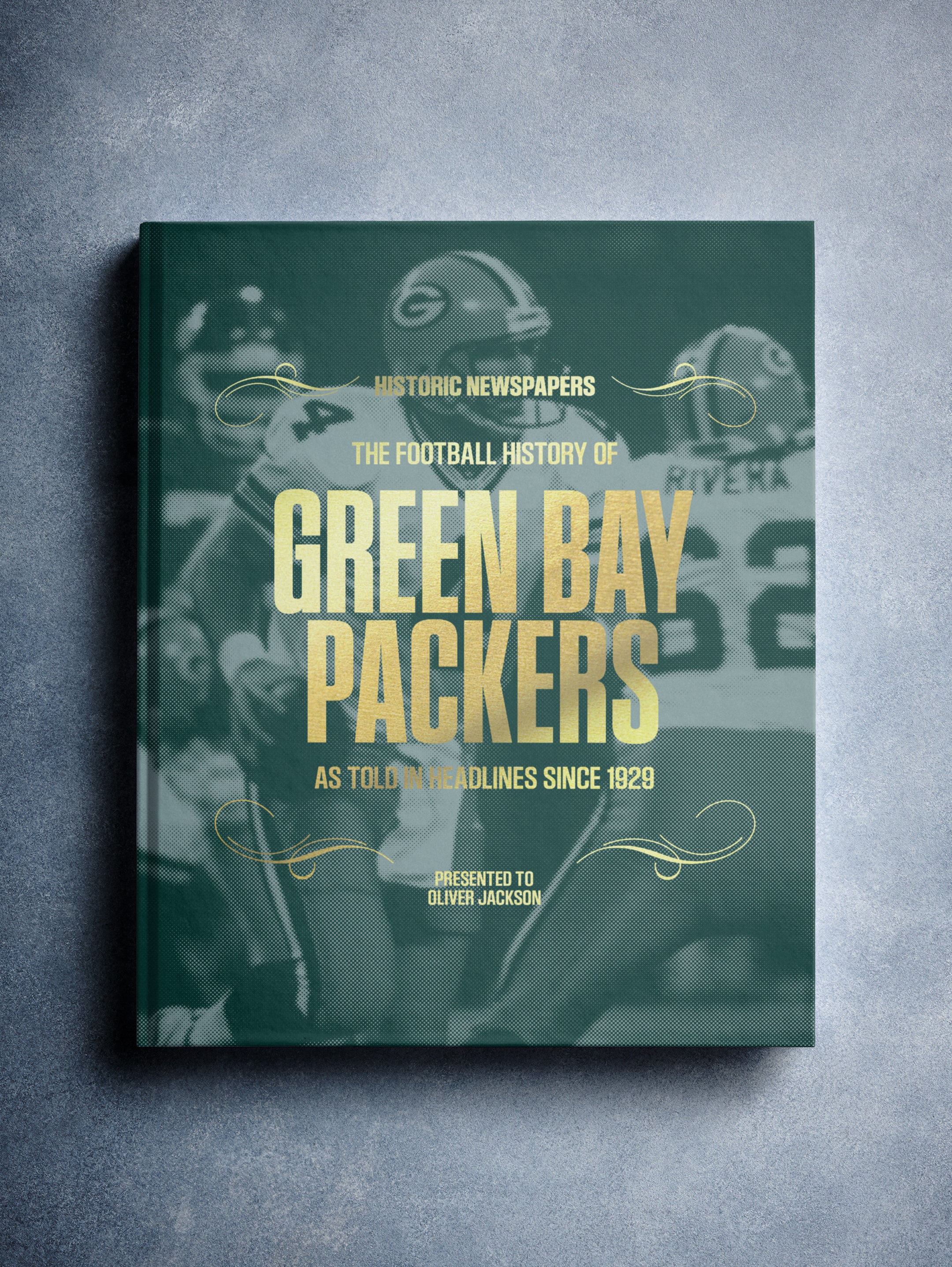 The US Football History of Green Bay Packers Book - Historic Newspapers