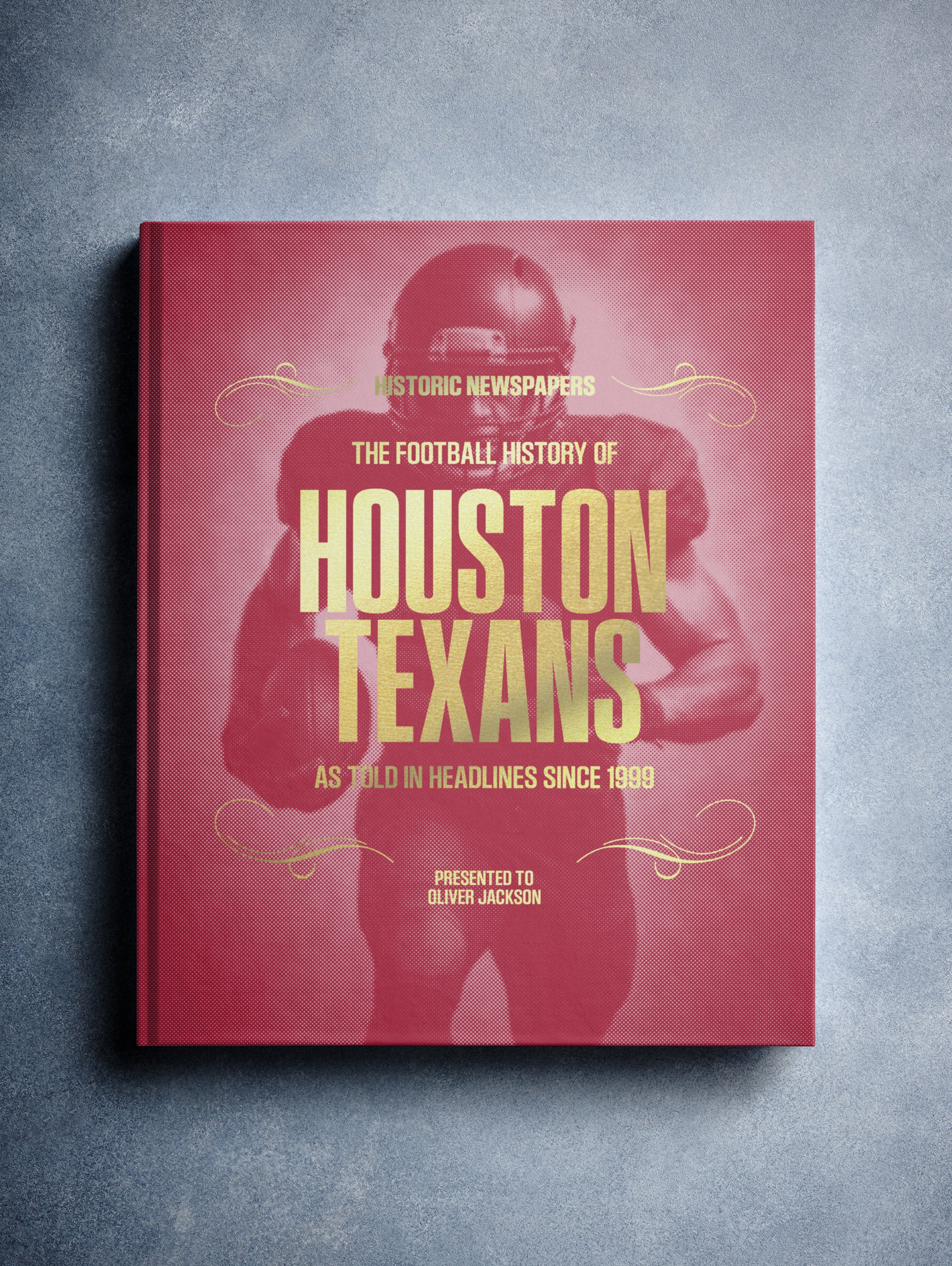 The US Football History of Houston Texans Book - Historic Newspapers