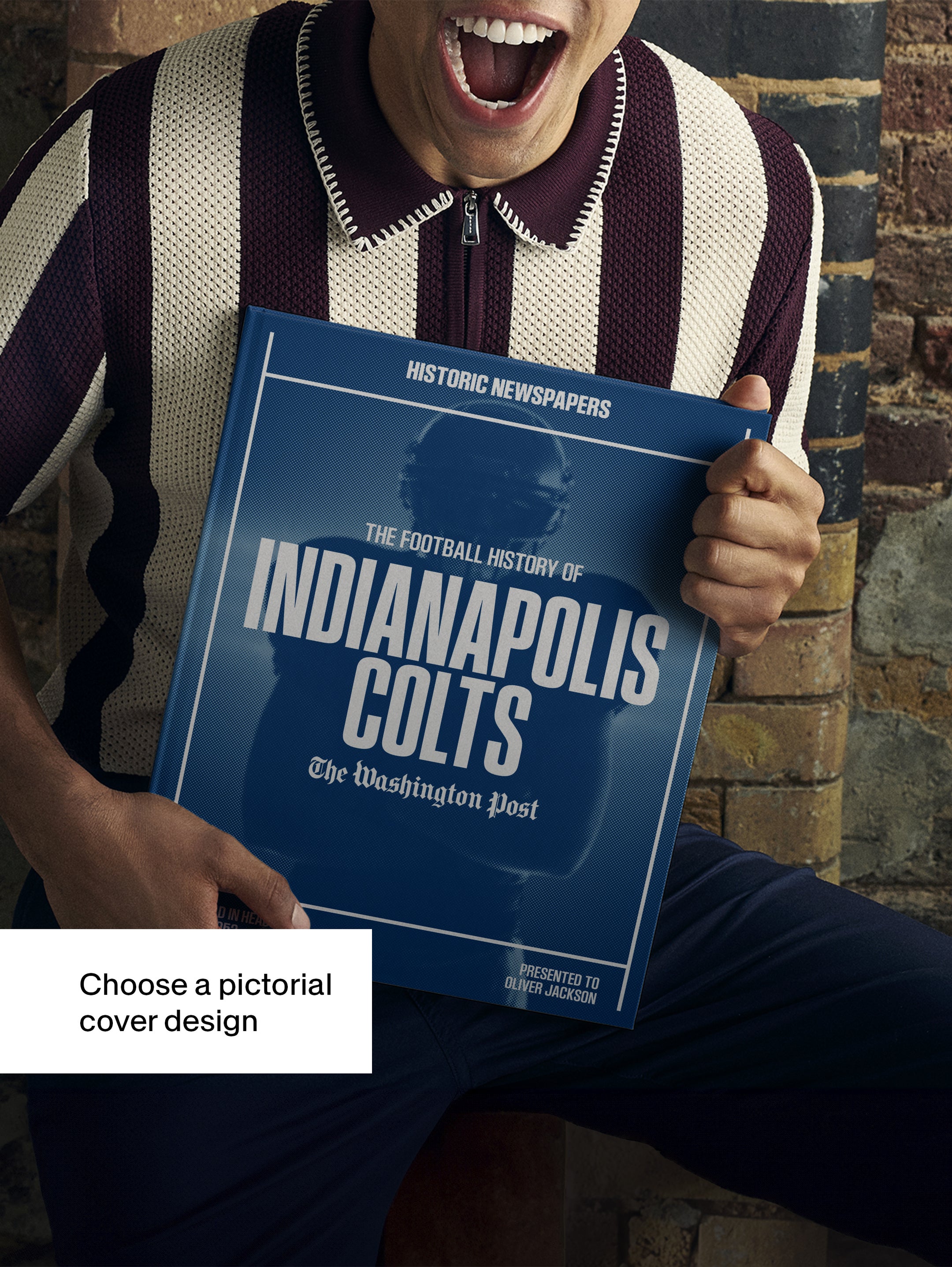The US Football History of Indianapolis Colts Washington Post Edition Book - Historic Newspapers