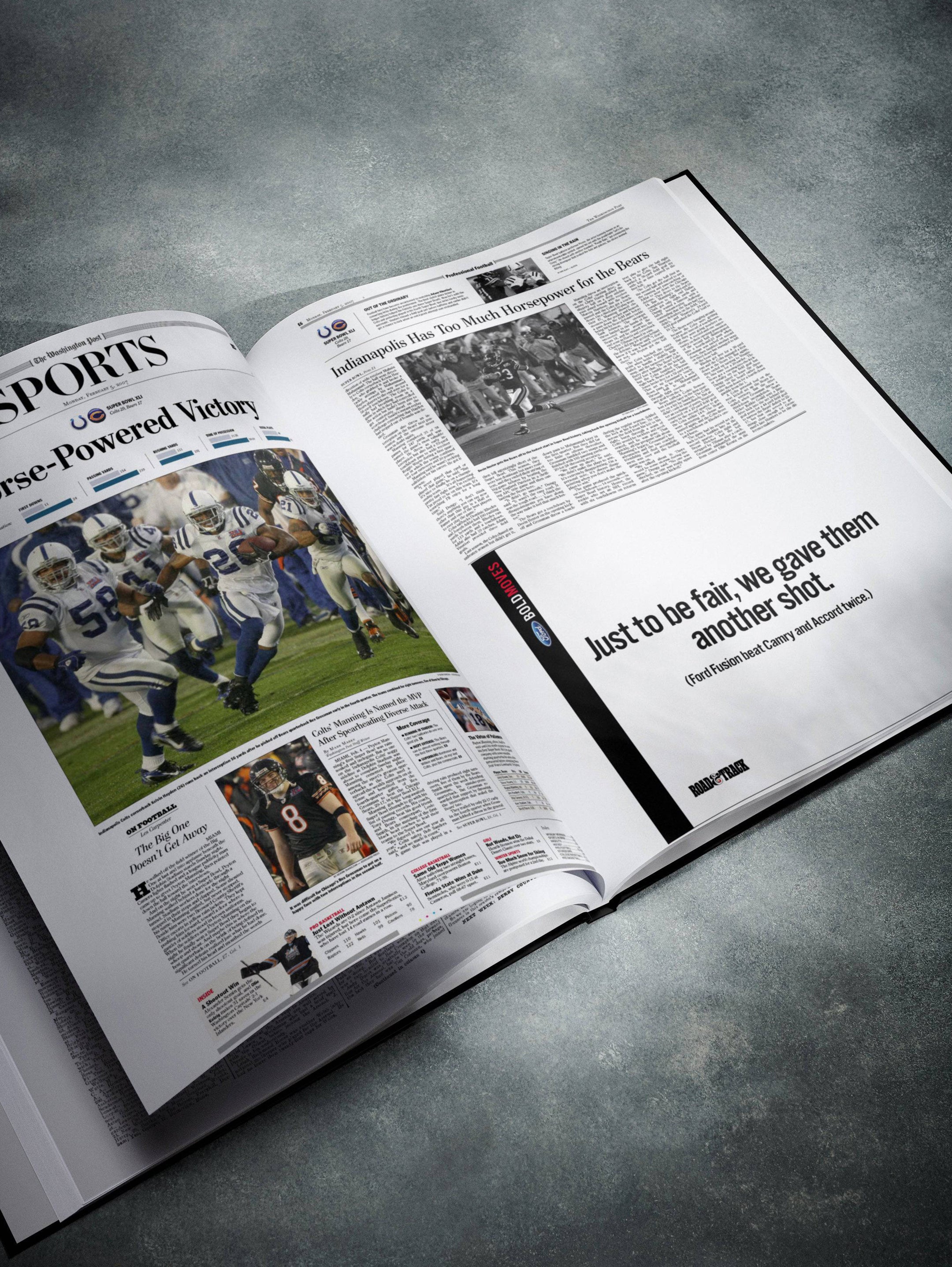 The US Football History of Indianapolis Colts Washington Post Edition Book - Historic Newspapers