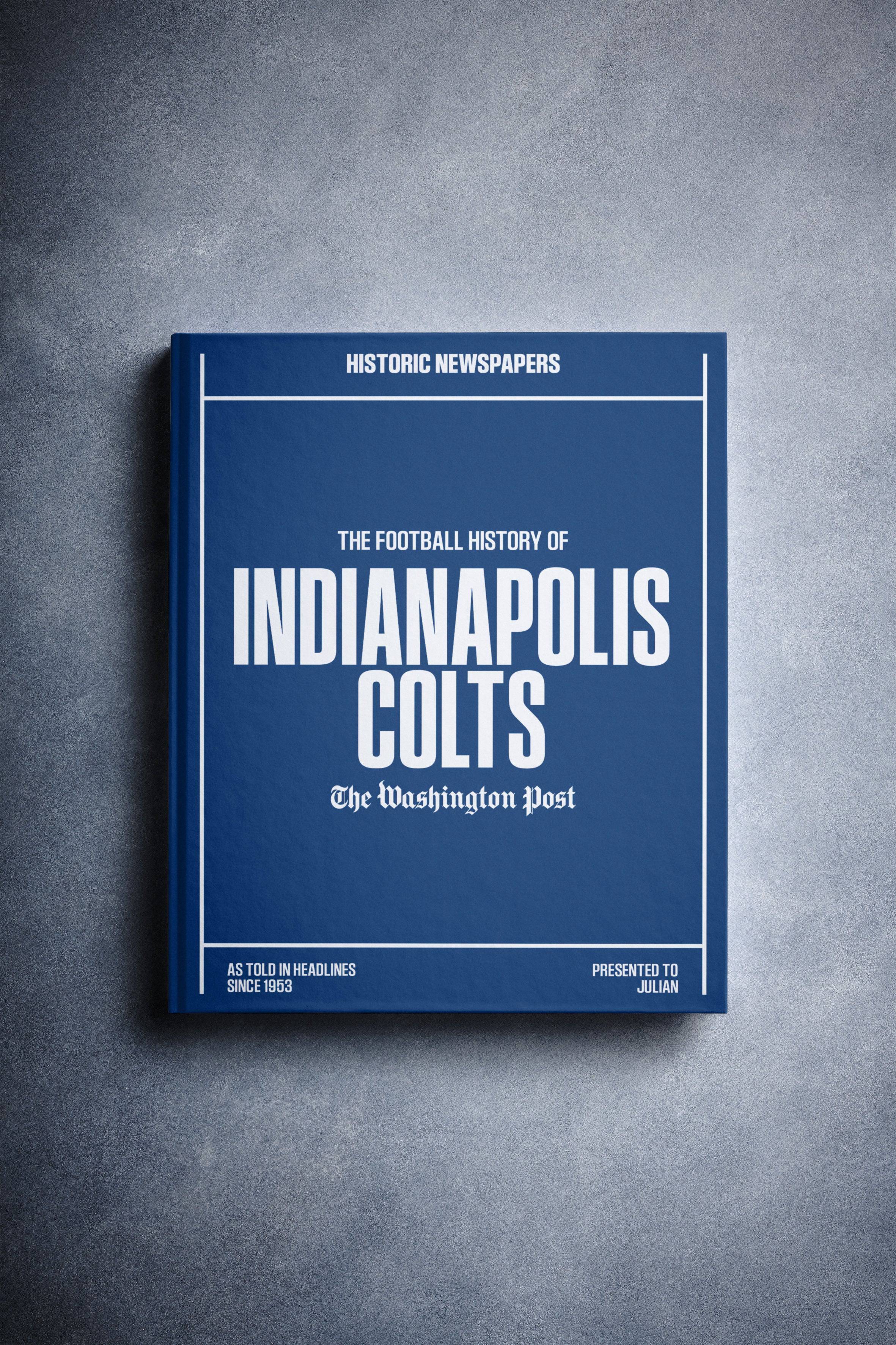 Indianapolis Colts Gifts History Of Football Book Indianapolis colts gifts history of football book