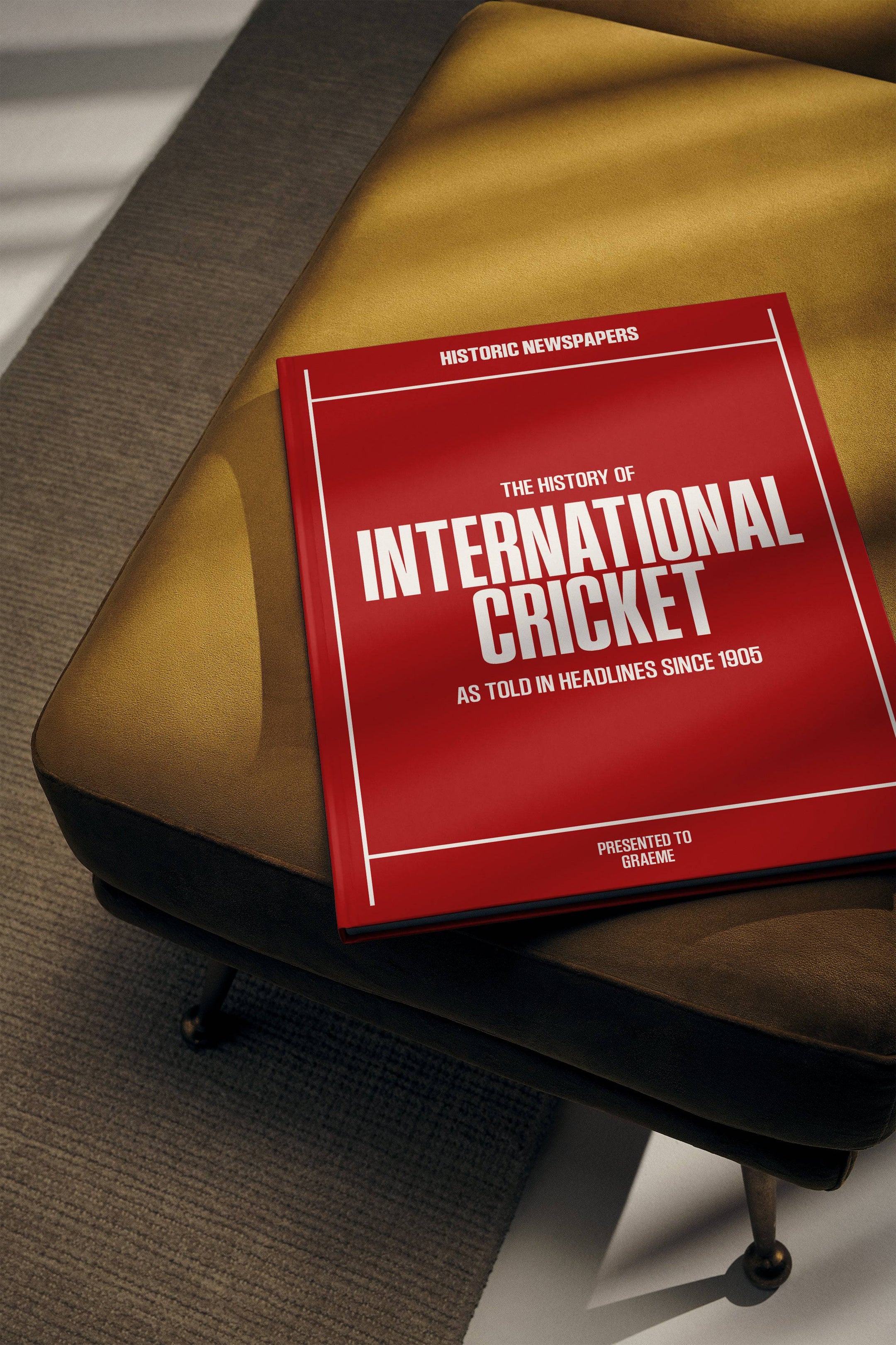 The History of International Cricket - Historic Newspapers