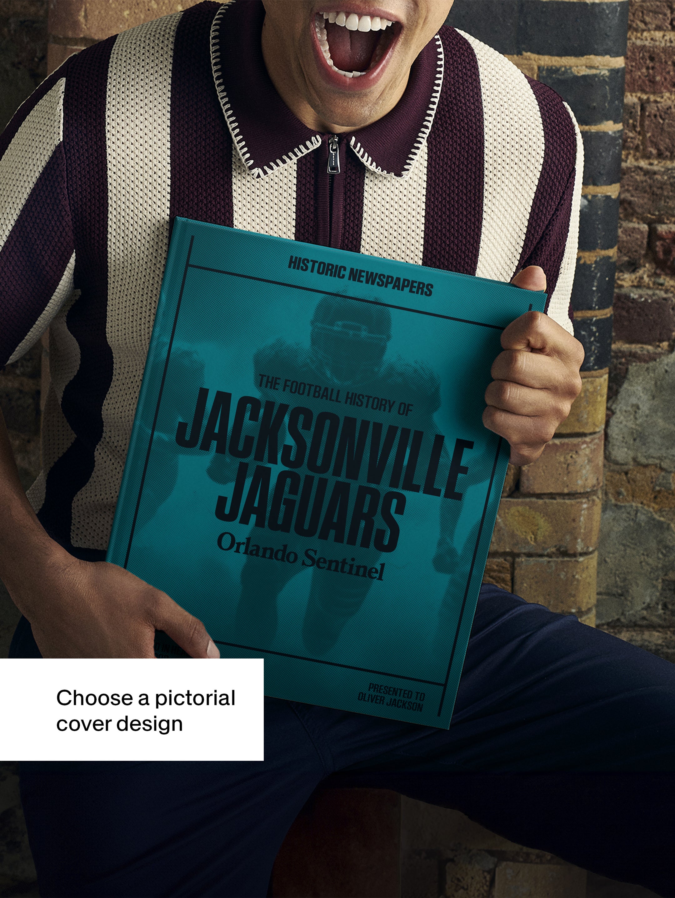 The US Football History of Jacksonville Jaguars Orlando Sentinel Edition Book - Historic Newspapers