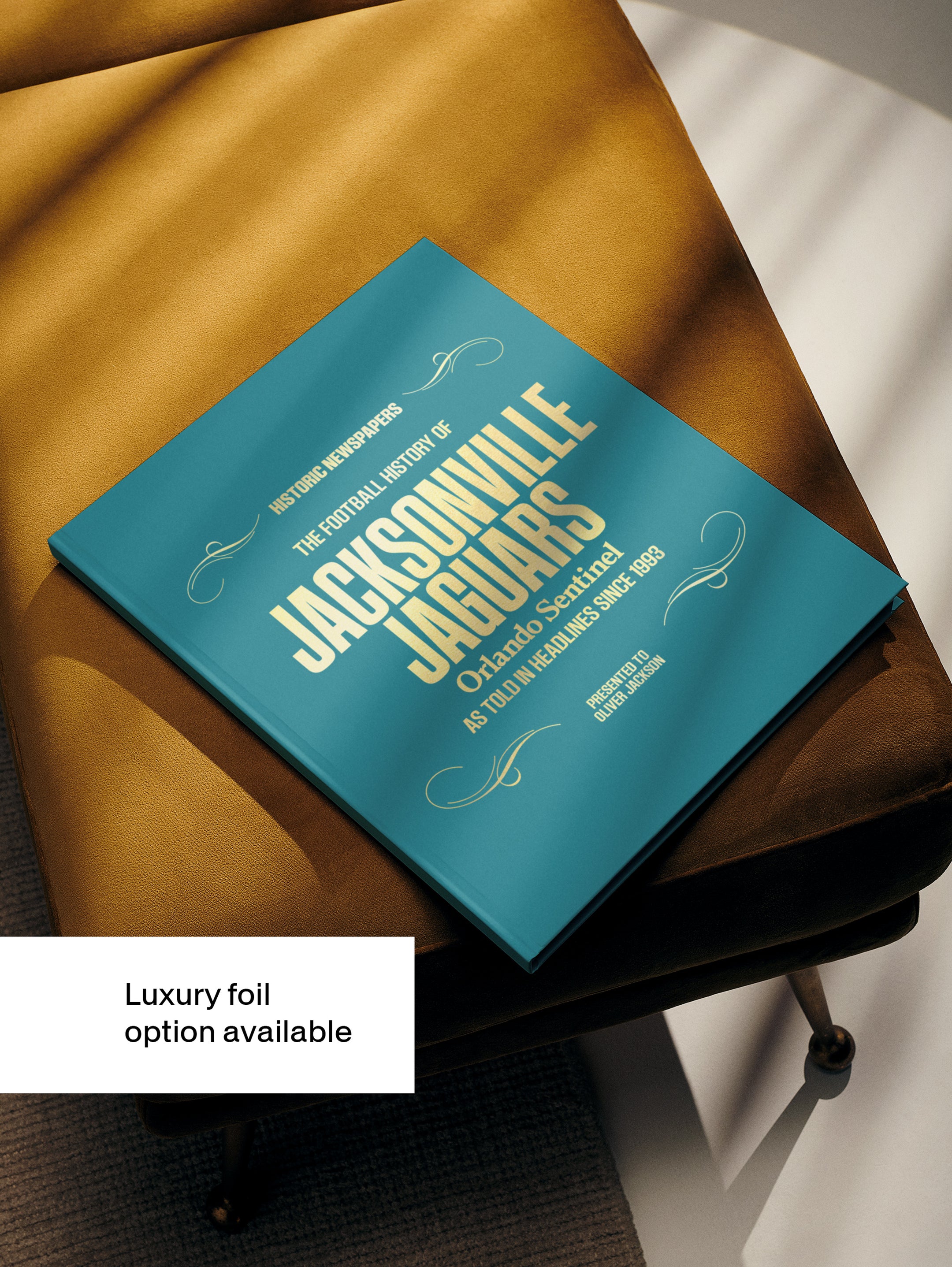 The US Football History of Jacksonville Jaguars Orlando Sentinel Edition Book - Historic Newspapers