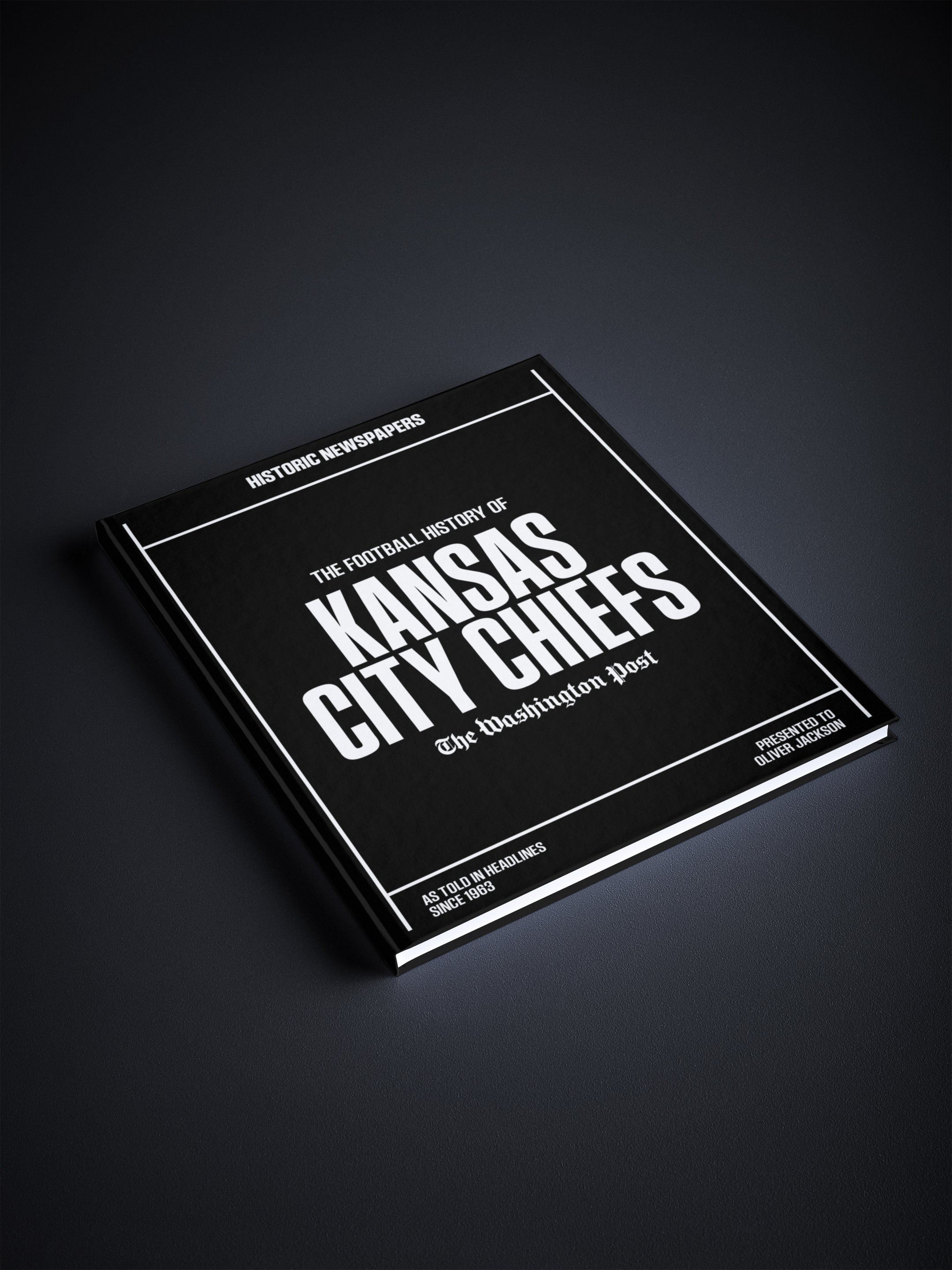 The US Football History of Kansas City Chiefs Washington Post Edition Book - Historic Newspapers