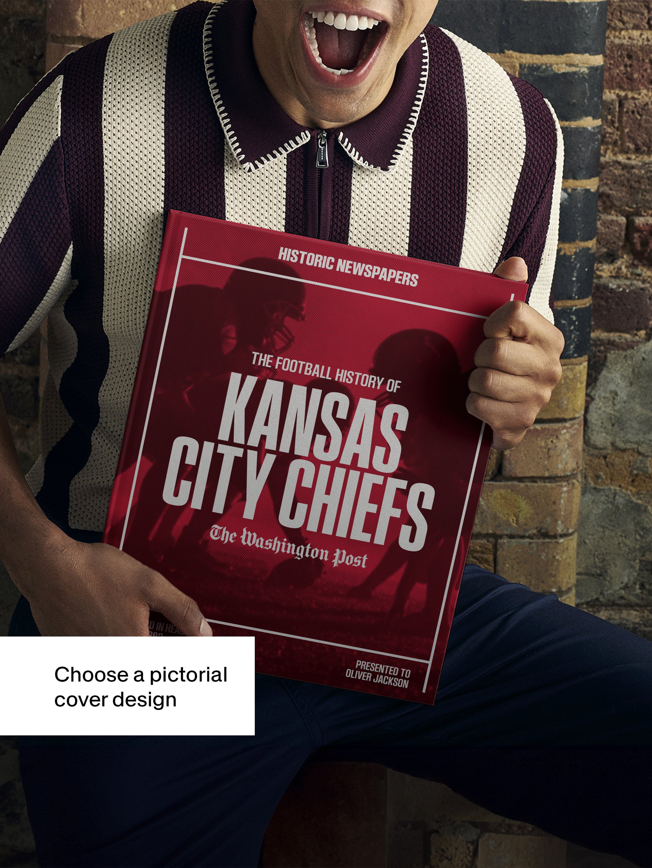 The US Football History of Kansas City Chiefs Washington Post Edition Book - Historic Newspapers