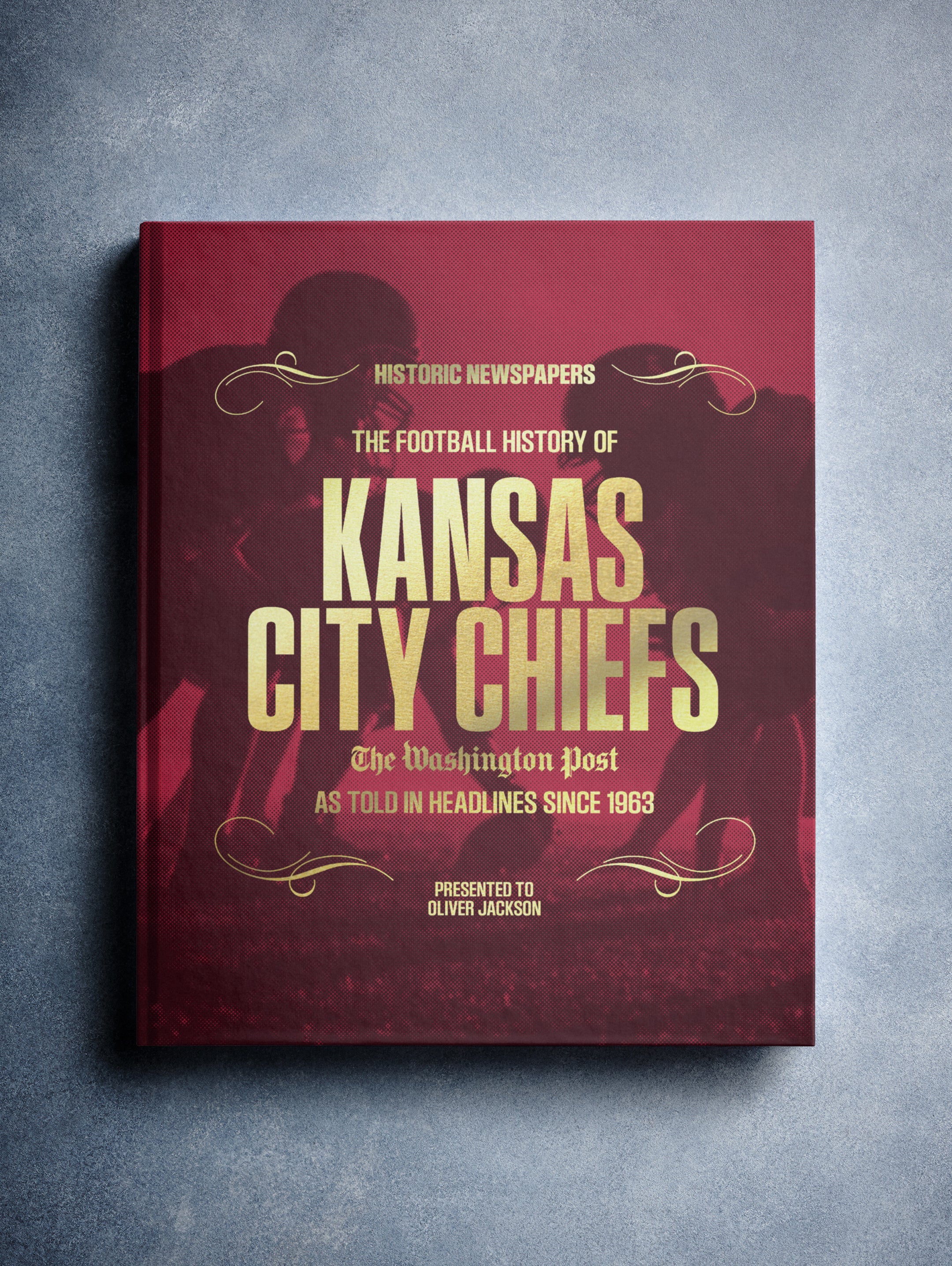 The US Football History of Kansas City Chiefs Washington Post Edition Book - Historic Newspapers