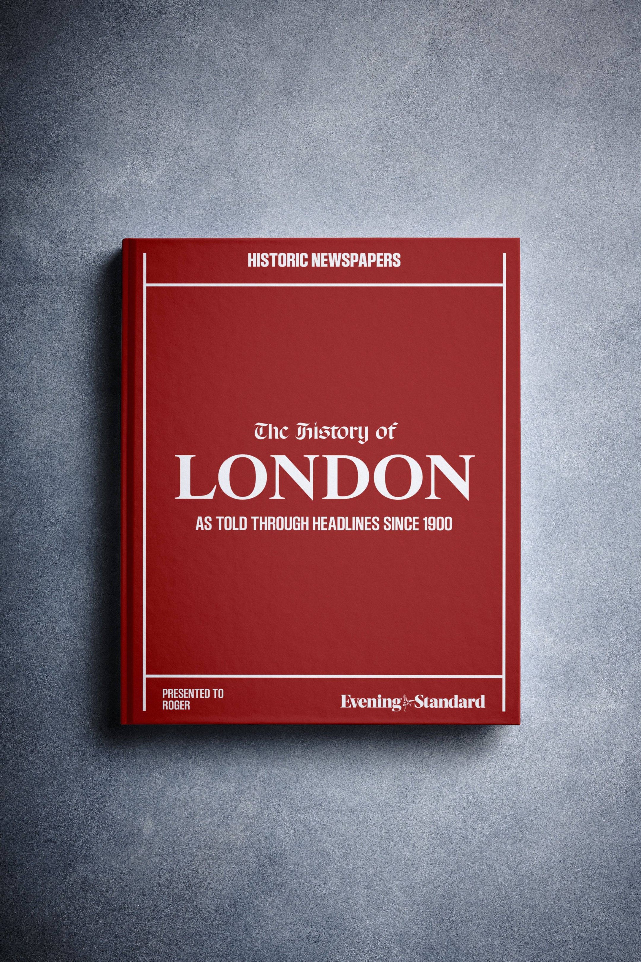 The History of London Evening Standard Edition Book - Historic Newspapers