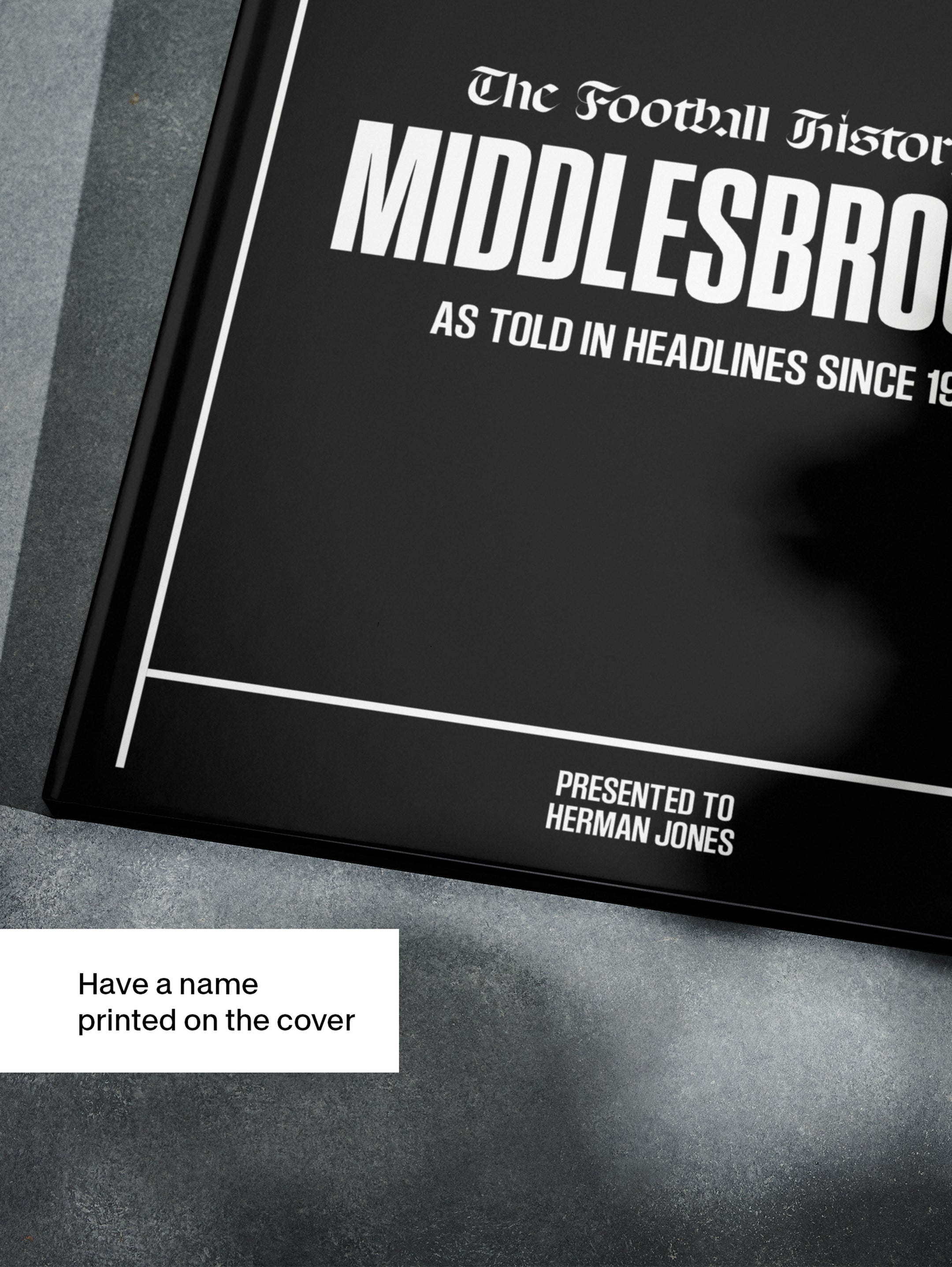 The Football History of Middlesbrough Book - Historic Newspapers