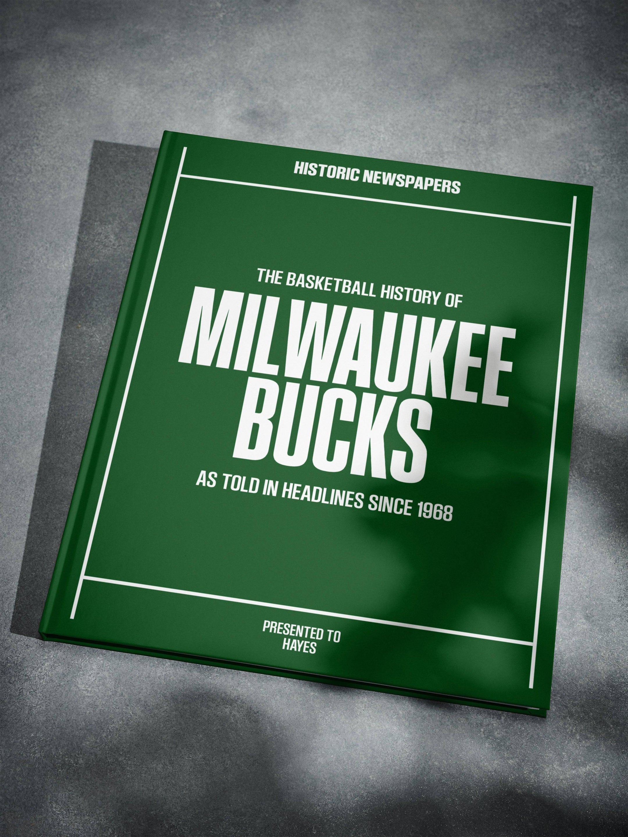Milwaukee Bucks Gifts - Basketball History Book