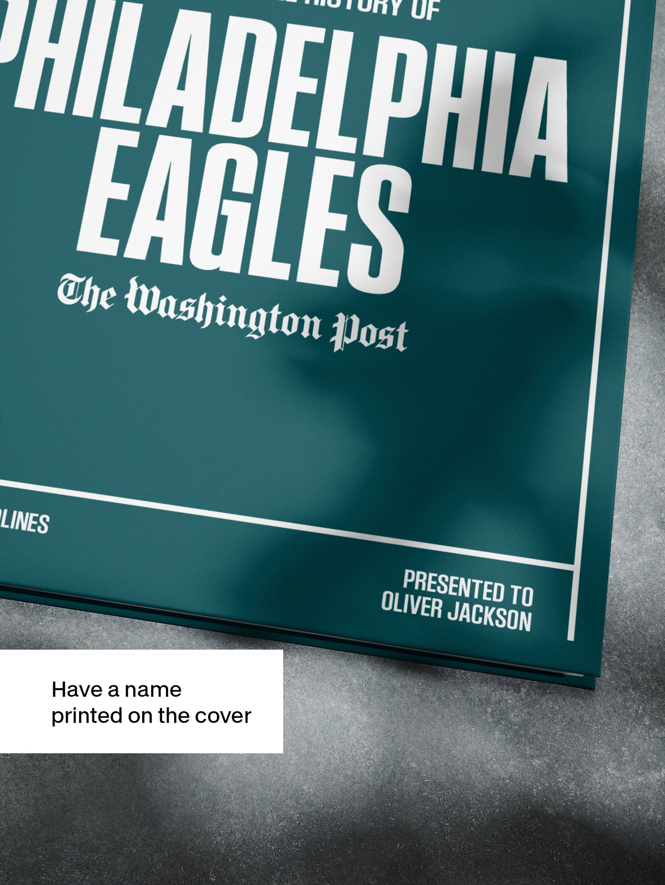 The US Football History of Philadelphia Eagles Washington Post Edition Book - Historic Newspapers
