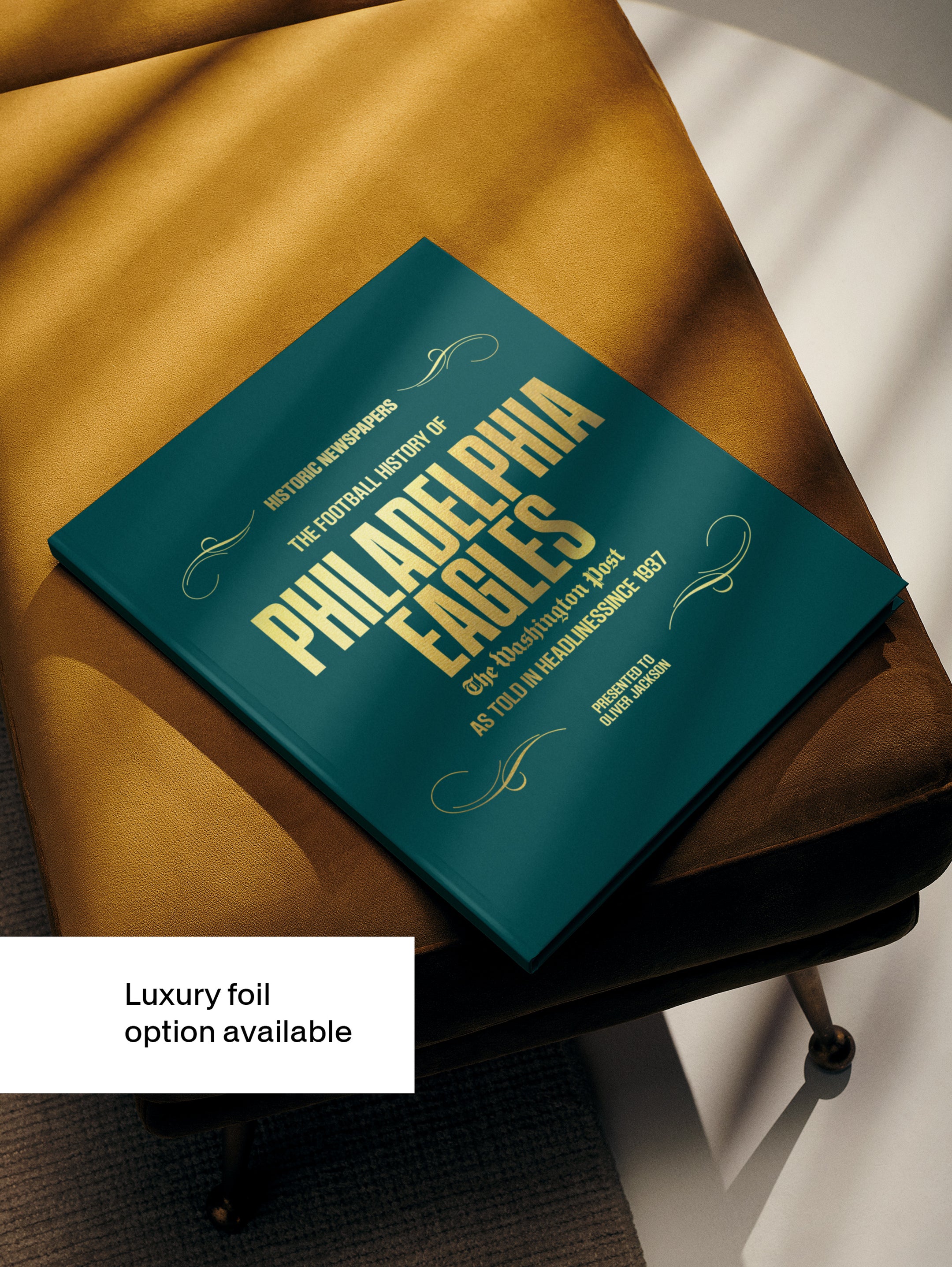 The US Football History of Philadelphia Eagles Washington Post Edition Book - Historic Newspapers