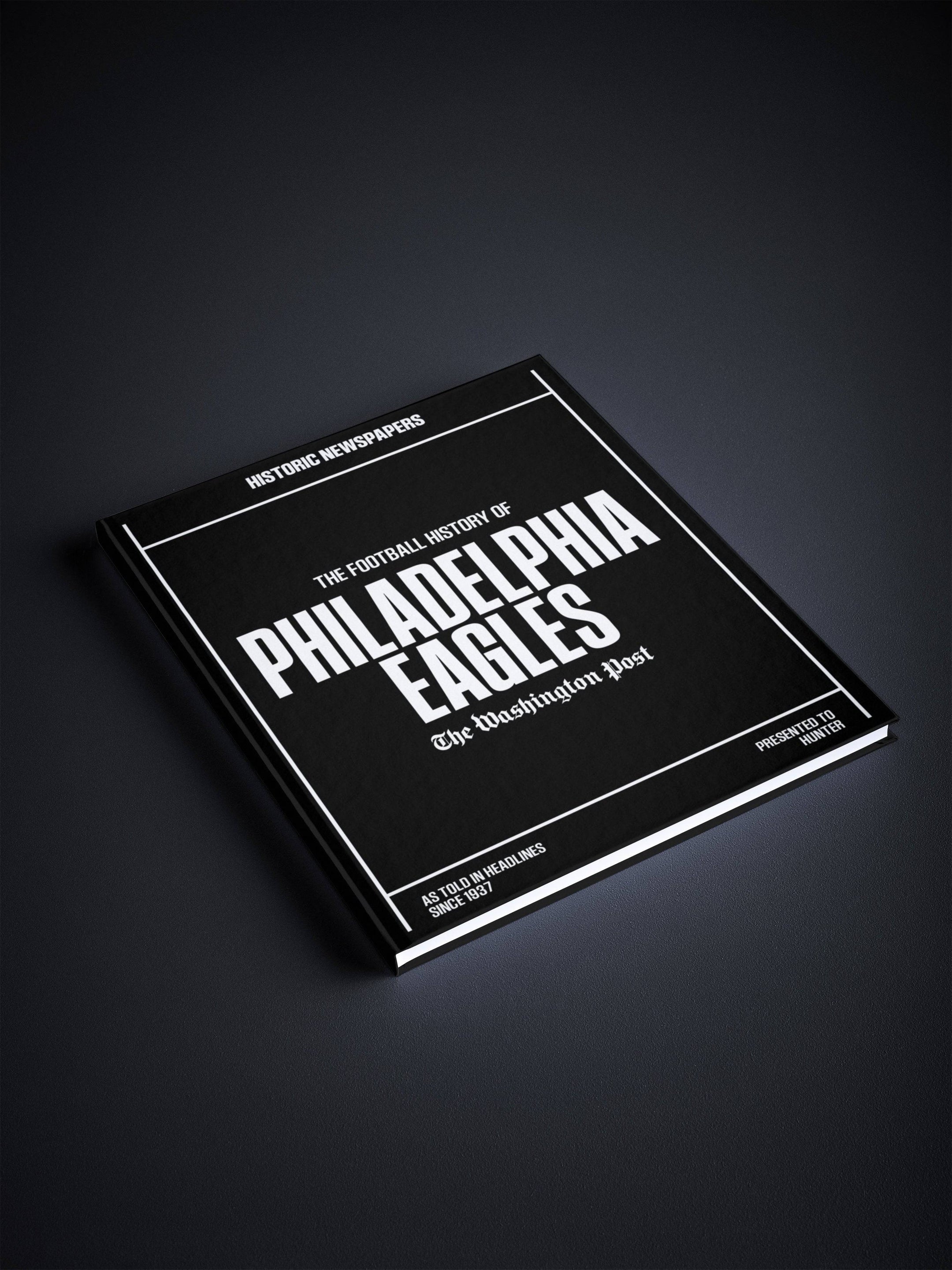 The US Football History of Philadelphia Eagles Washington Post Edition Book - Historic Newspapers