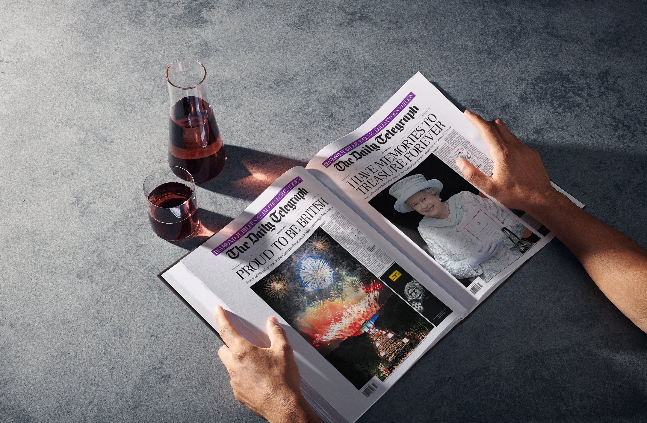 The History of The Queen's Platinum Jubilee Telegraph Edition - Historic Newspapers