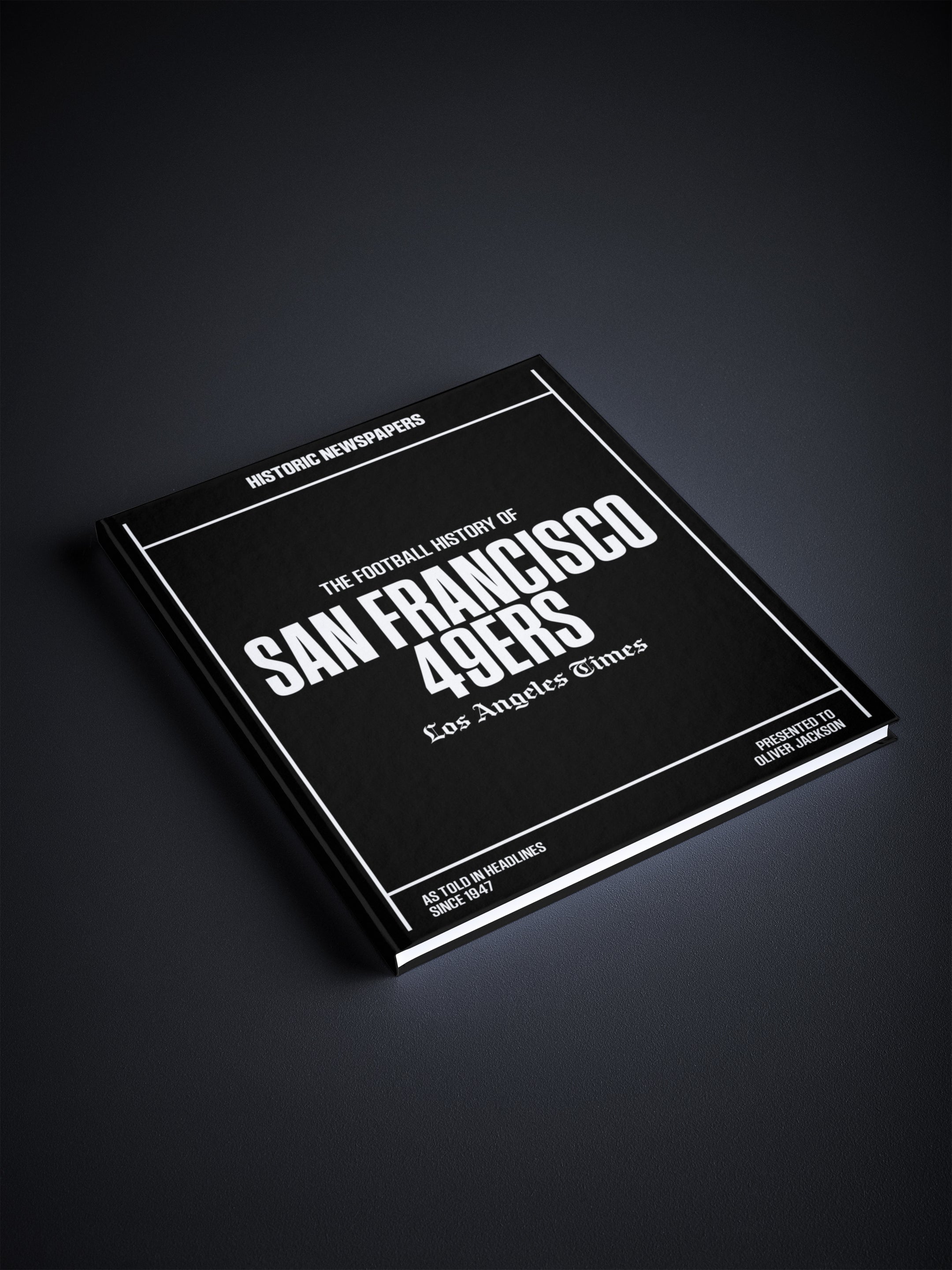The US Football History of San Francisco 49ers Los Angeles Times Edition Book - Historic Newspapers