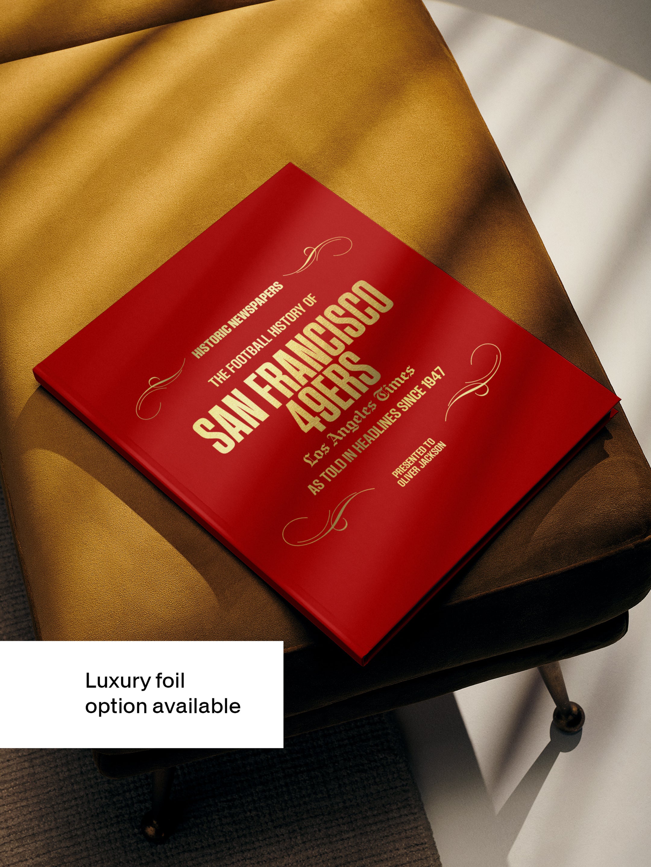 The US Football History of San Francisco 49ers Los Angeles Times Edition Book - Historic Newspapers