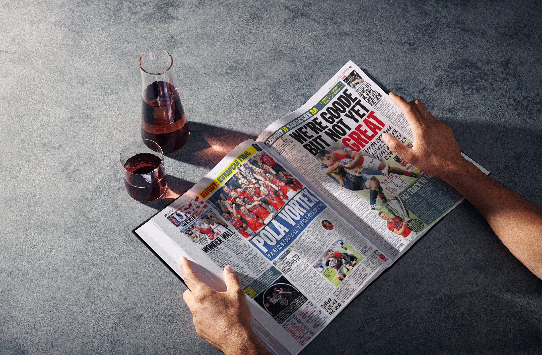 The Rugby History of Saracens Book - Historic Newspapers