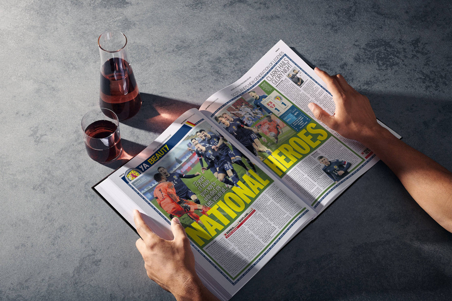 The Football History of Scotland Book - Historic Newspapers
