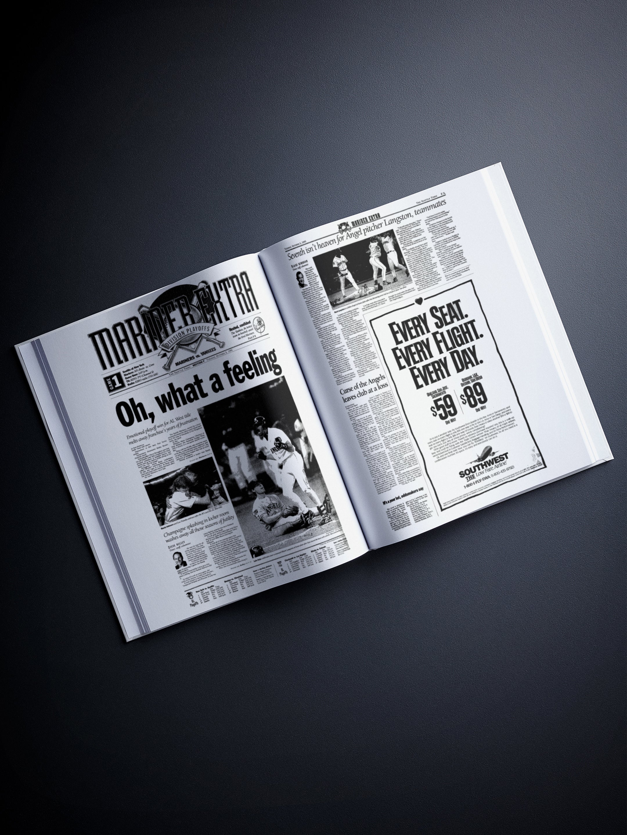 The Baseball History of Seattle Mariners Seattle Times Edition - Historic Newspapers