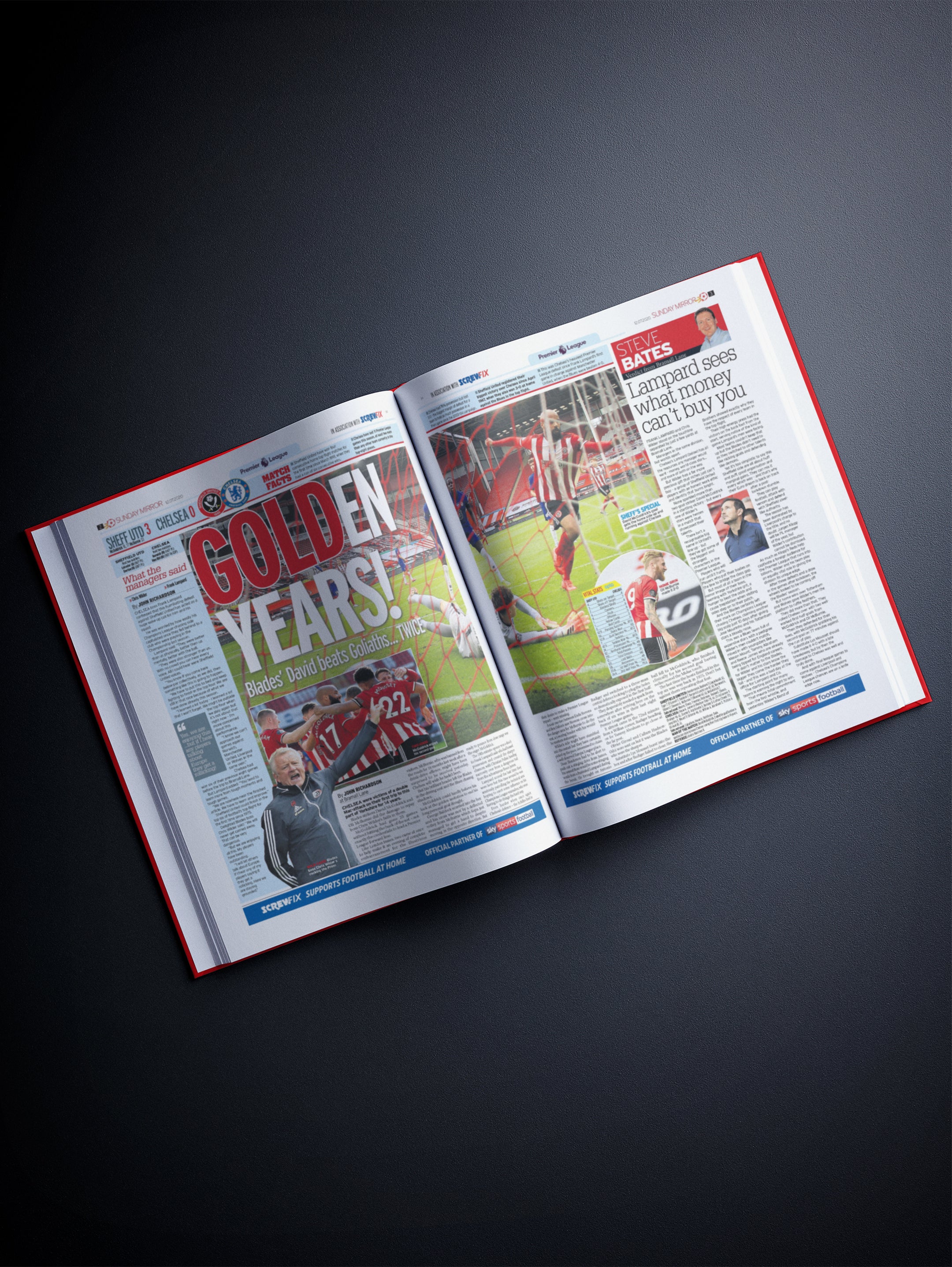 The Football History of Sheffield United Book - Historic Newspapers