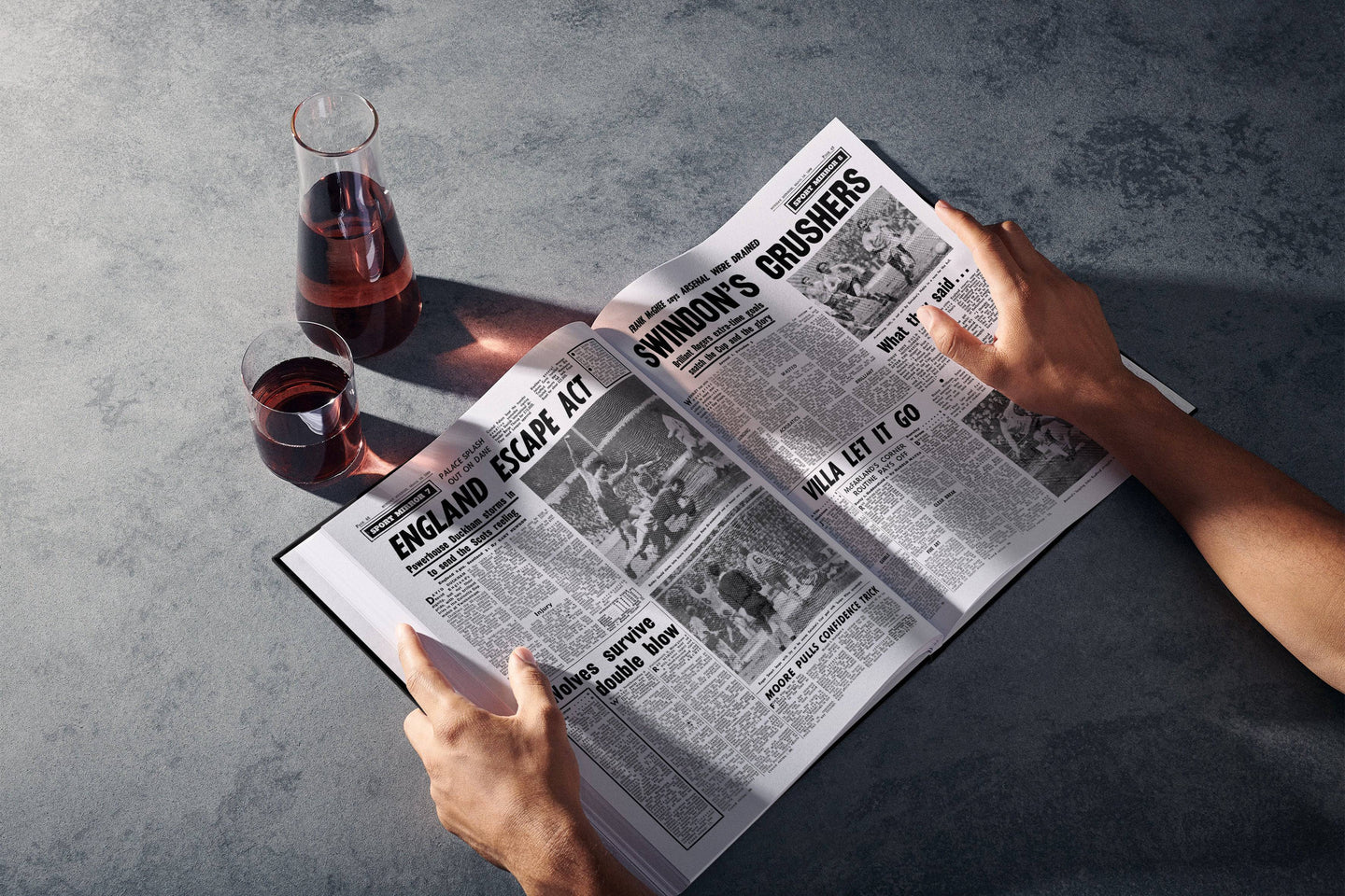 The Football History of Swindon Town Book - Historic Newspapers