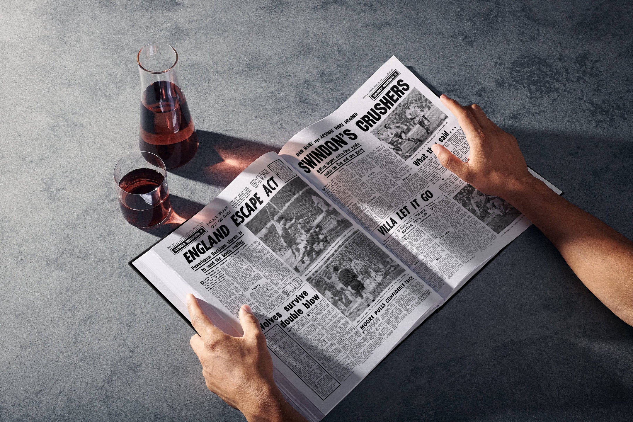 The Football History of Swindon Town Book - Historic Newspapers