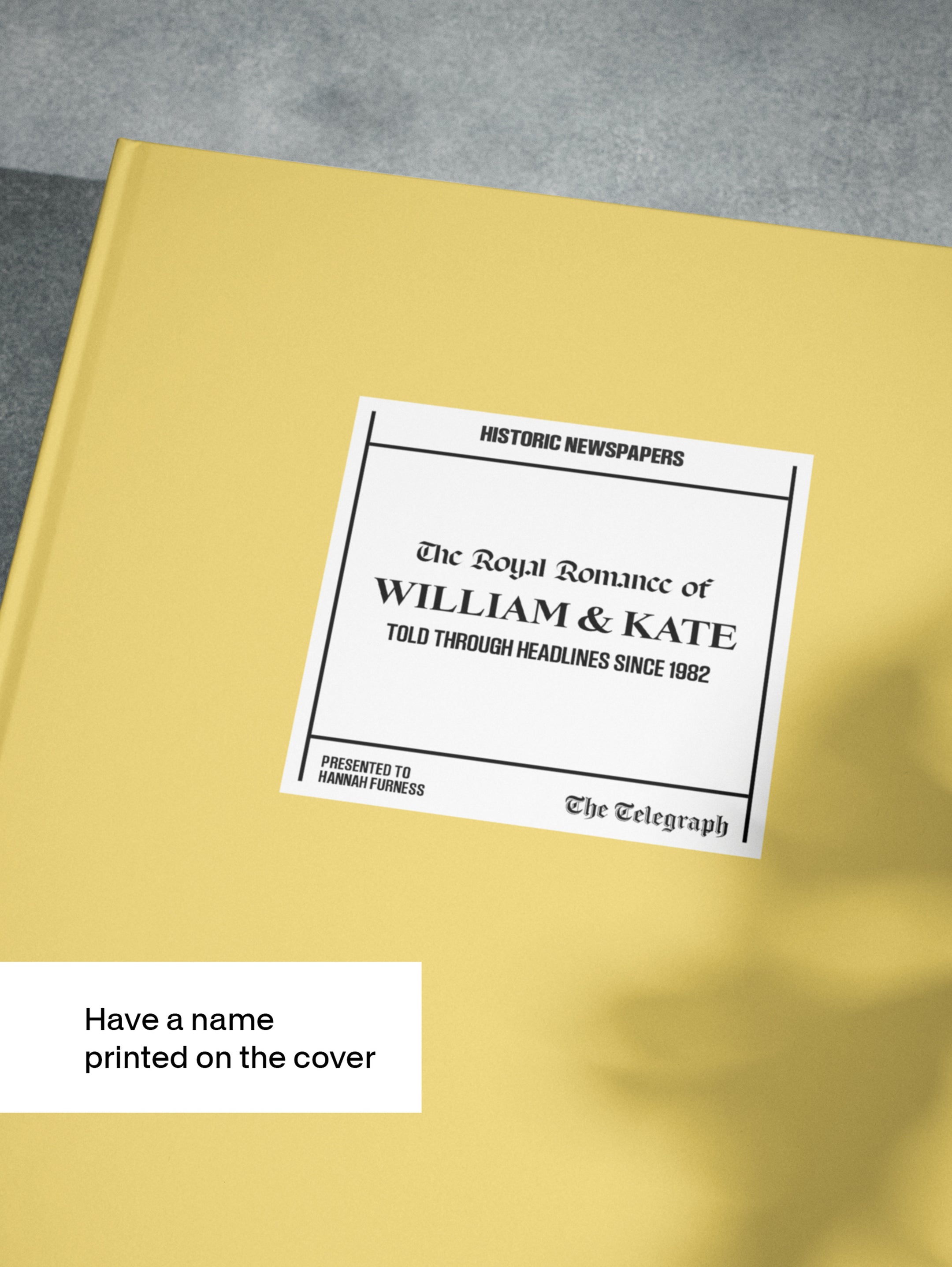 The Royal Romance of William and Kate Telegraph Edition - Historic Newspapers