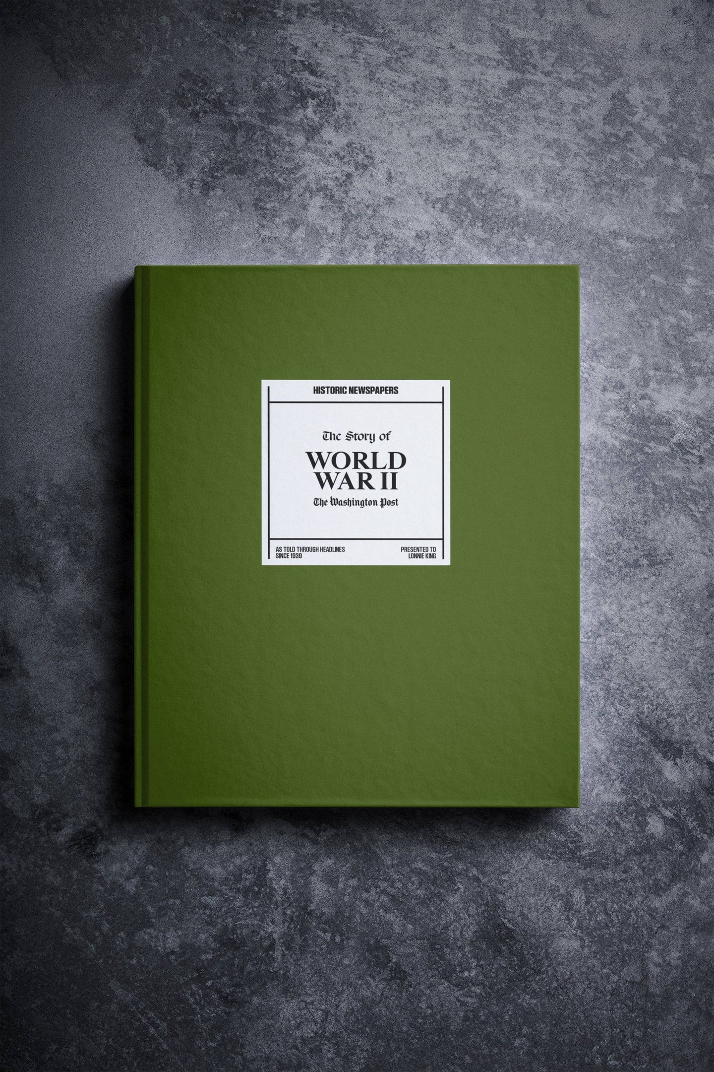 The Story of World War II Washington Post Edition Book - Historic Newspapers